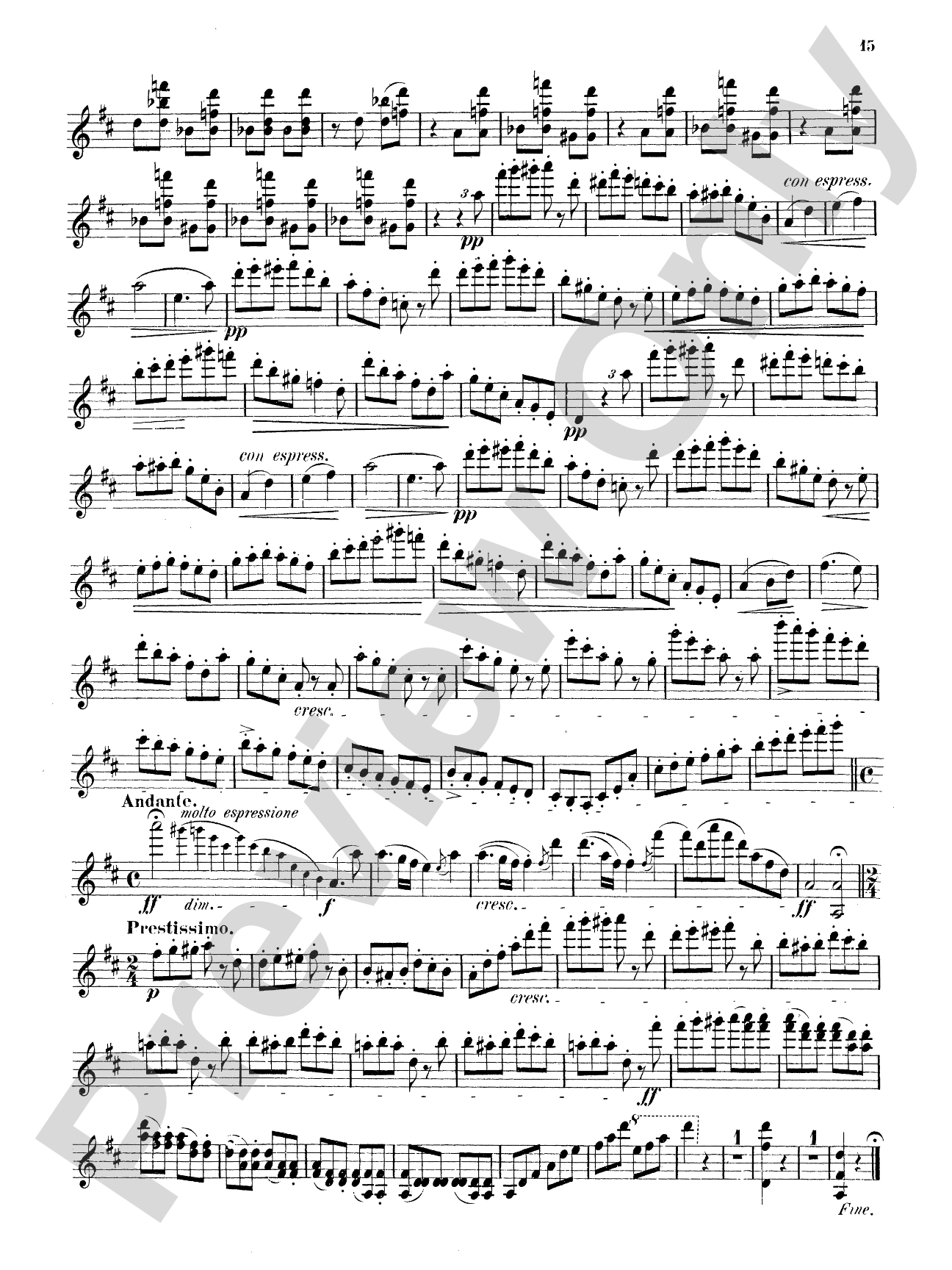 Strauss: Violin Concerto, Op. 8: Violin Book