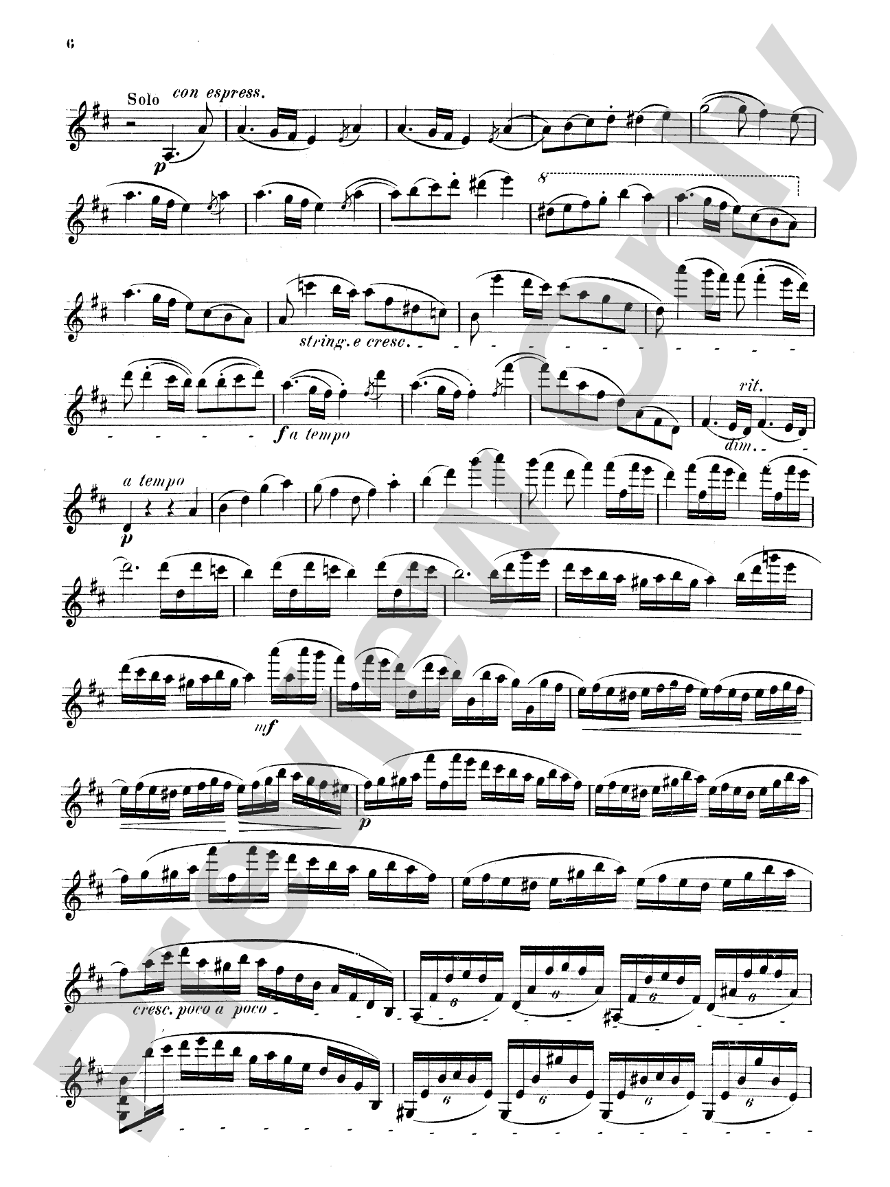 Strauss: Violin Concerto, Op. 8: Violin Book