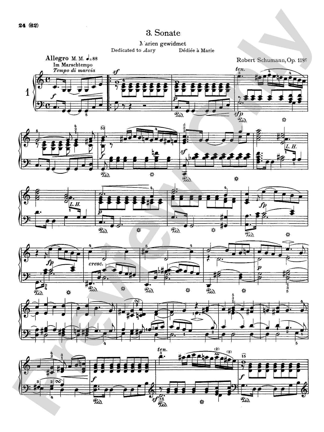 Schumann: Three Sonatas for the Young, Op. 118
