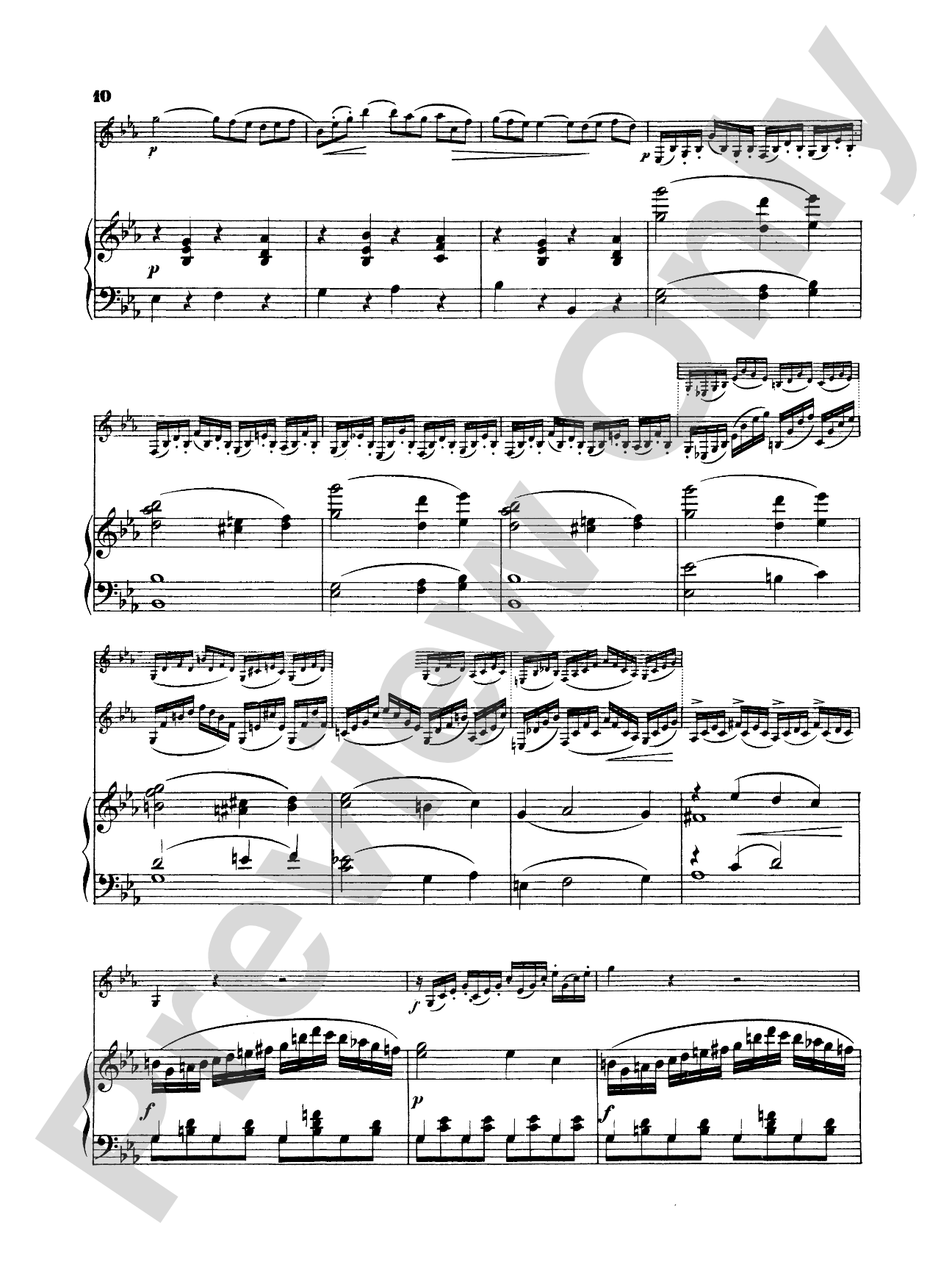 Spohr: Concerto No. 1 in C Minor, Op. 26: Clarinet Part(s)