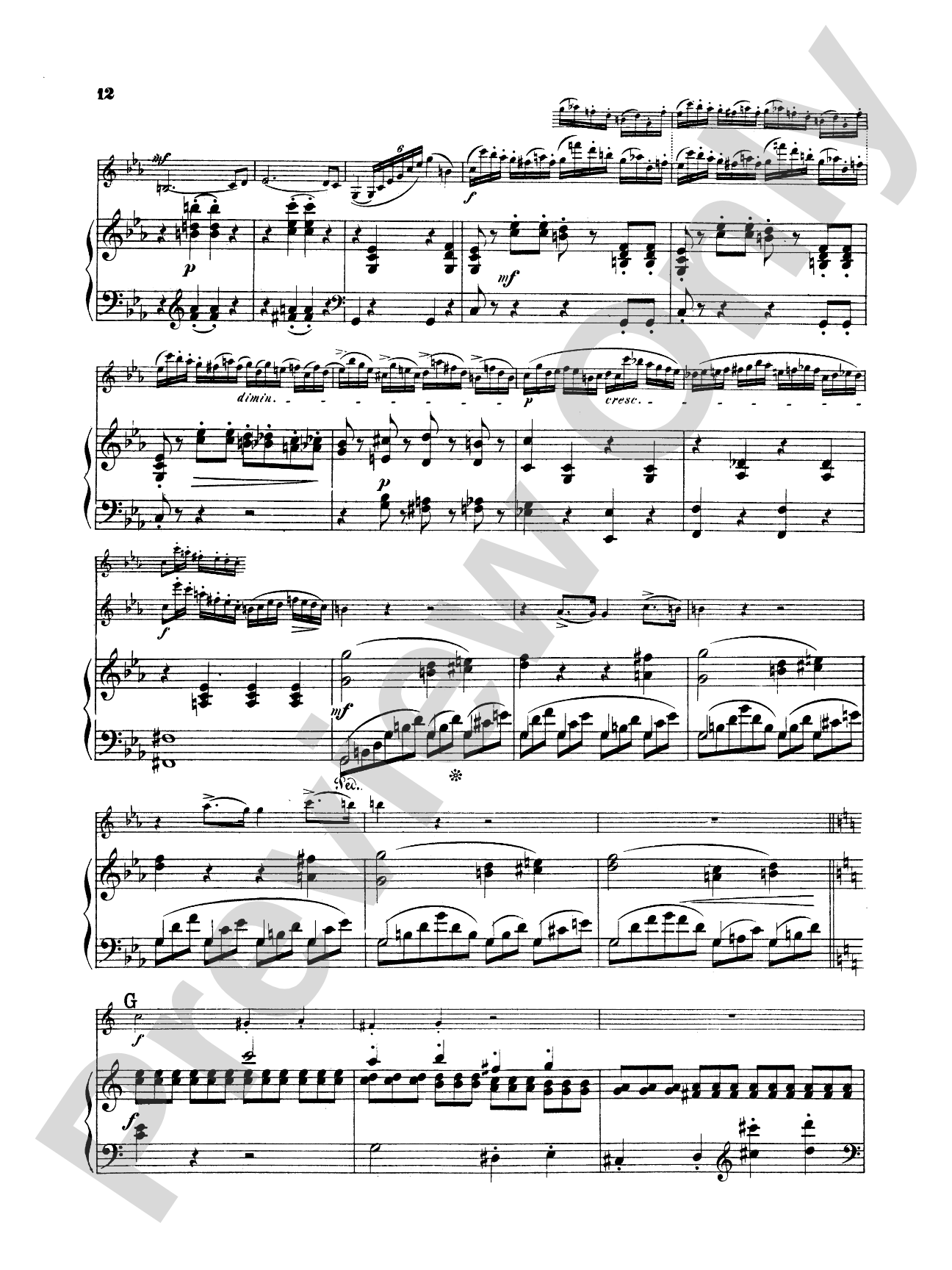 Spohr: Concerto No. 1 in C Minor, Op. 26: Clarinet Part(s)