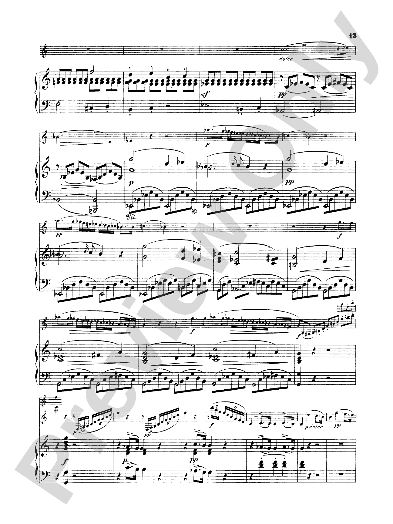 Spohr: Concerto No. 1 in C Minor, Op. 26: Clarinet Part(s)