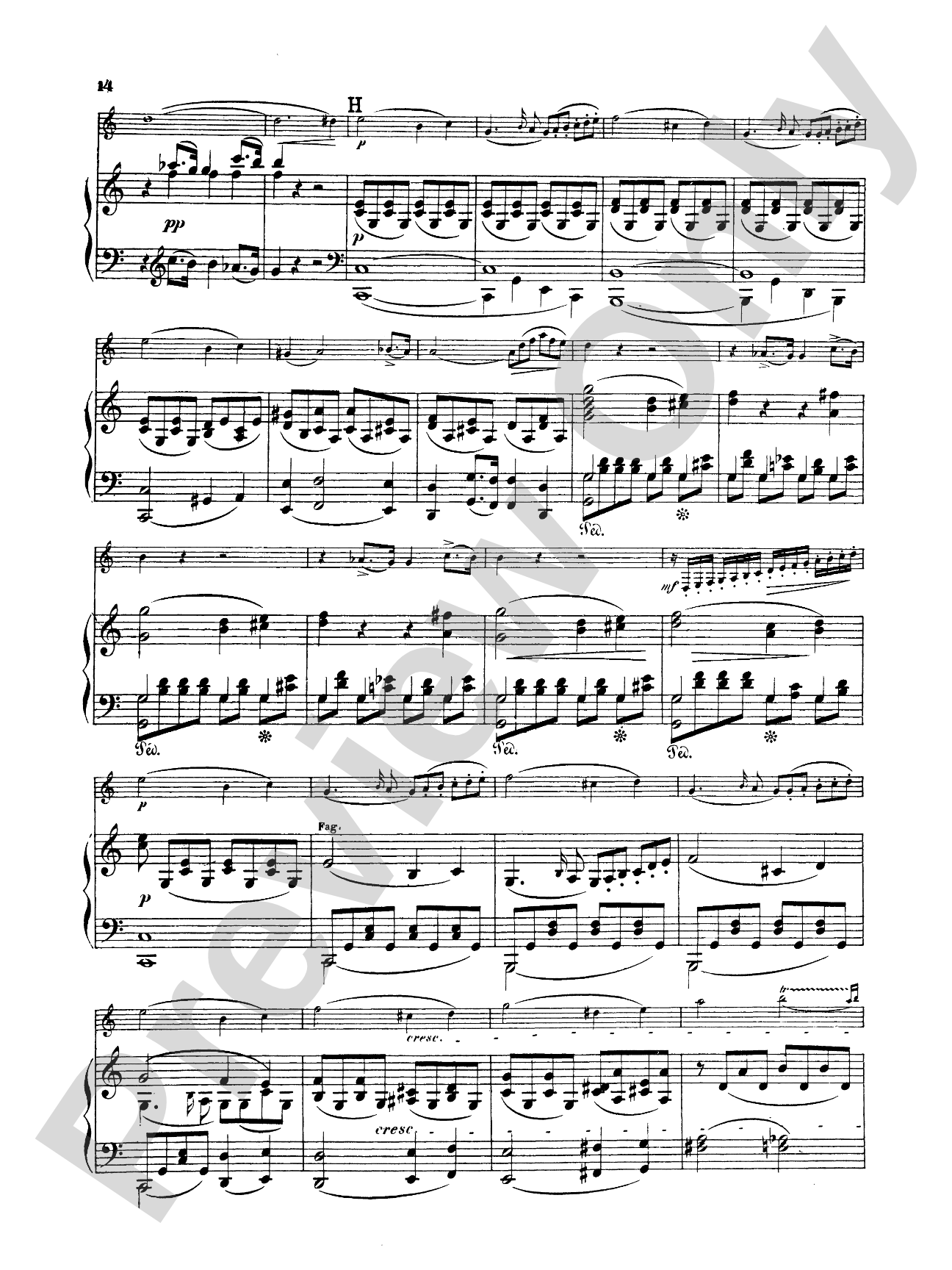 Spohr: Concerto No. 1 in C Minor, Op. 26: Clarinet Part(s)