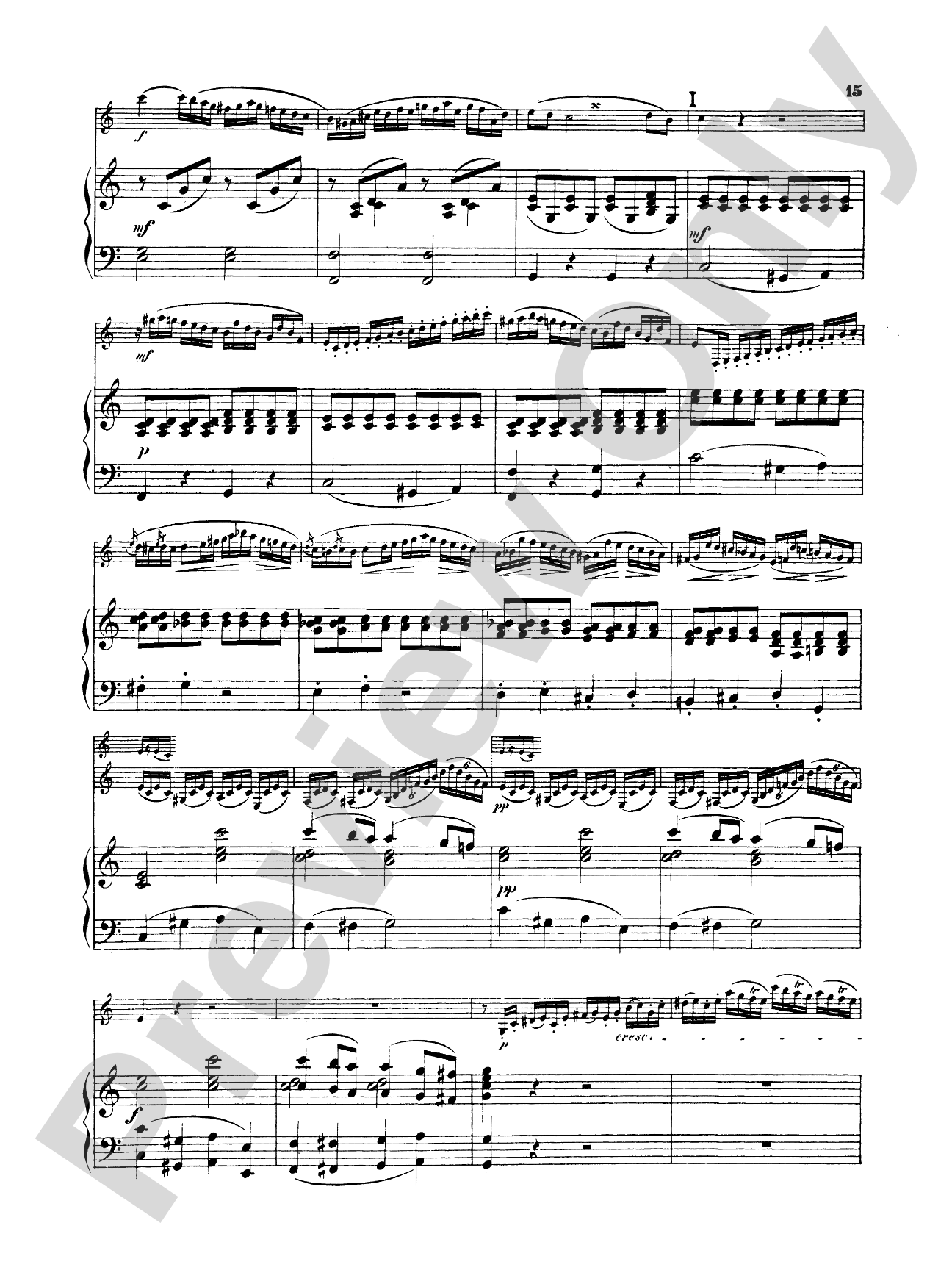 Spohr: Concerto No. 1 in C Minor, Op. 26: Clarinet Part(s)