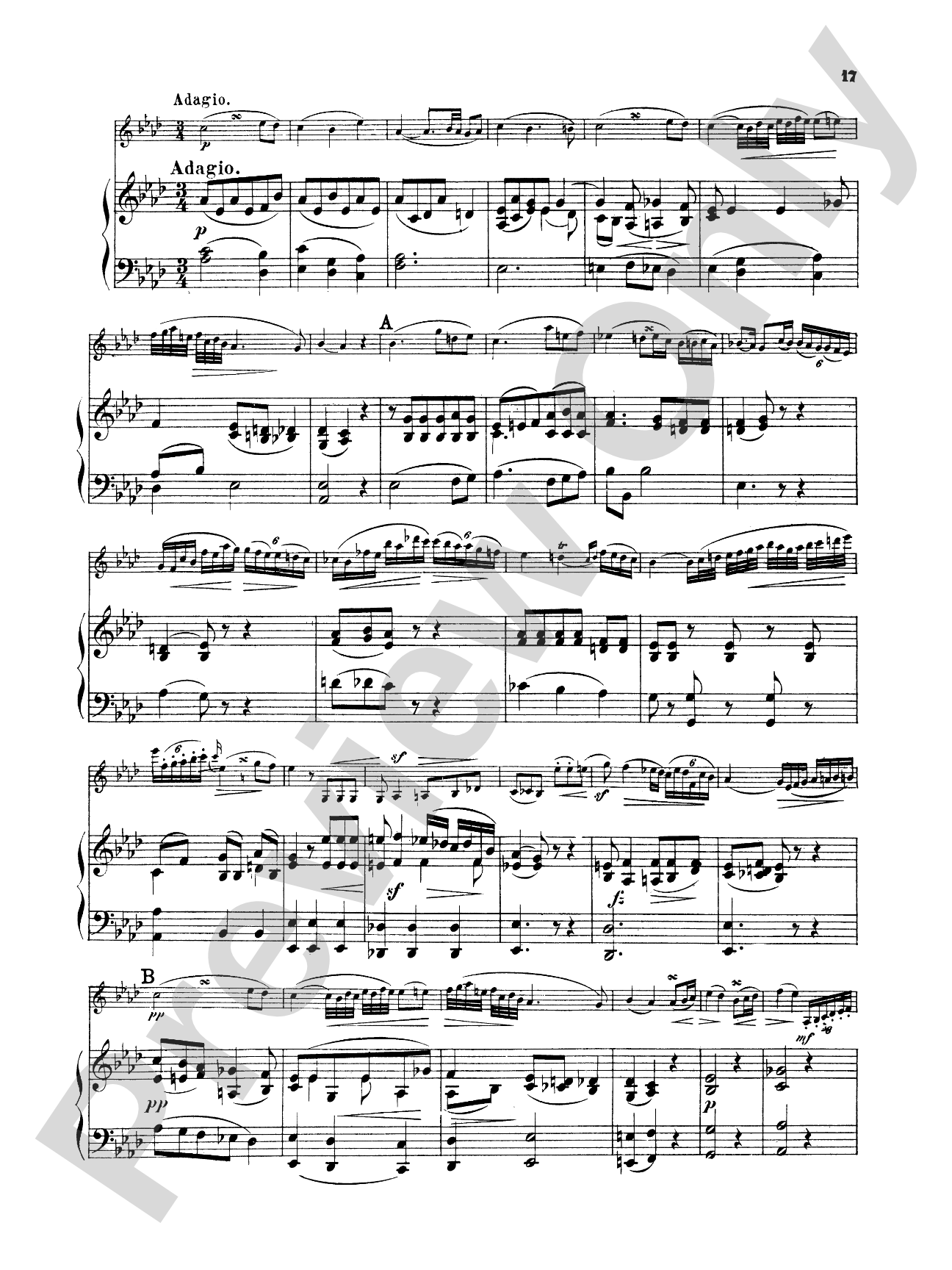 Spohr: Concerto No. 1 in C Minor, Op. 26: Clarinet Part(s)