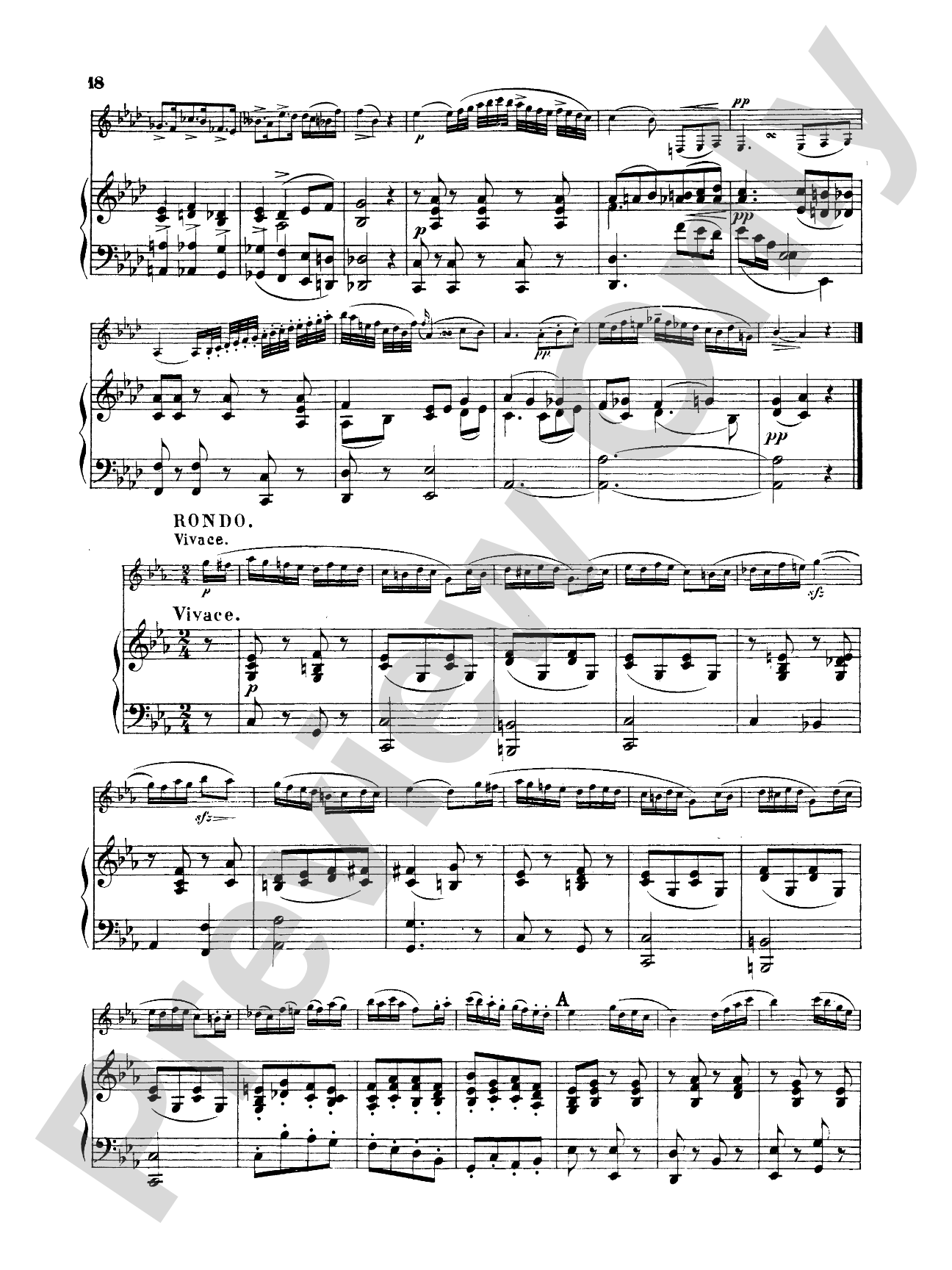 Spohr: Concerto No. 1 in C Minor, Op. 26: Clarinet Part(s)