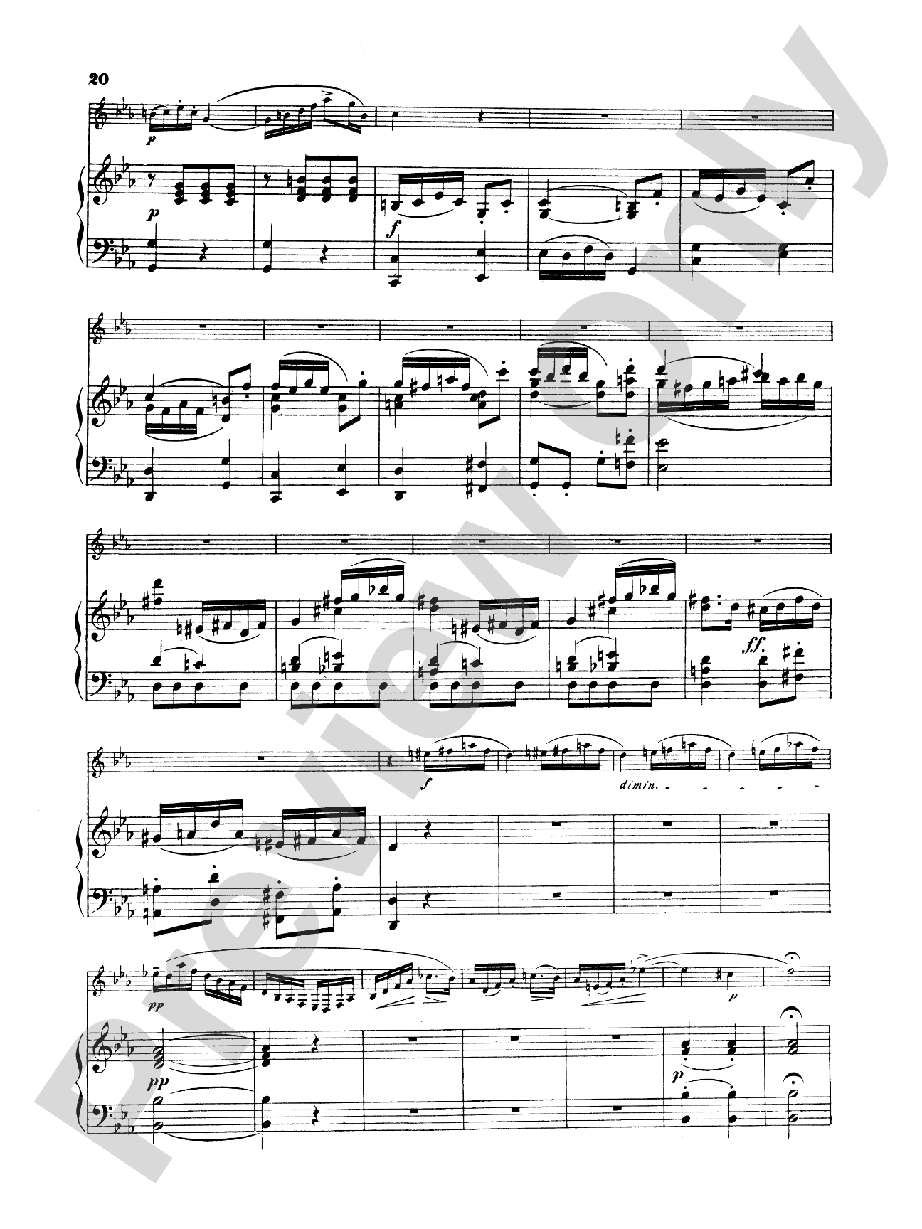 Spohr: Concerto No. 1 in C Minor, Op. 26: Clarinet Part(s)