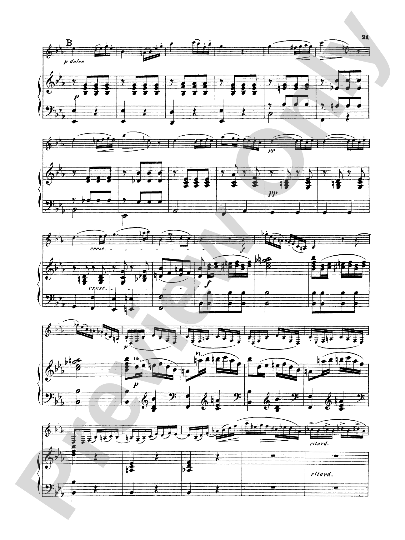 Spohr: Concerto No. 1 in C Minor, Op. 26: Clarinet Part(s)