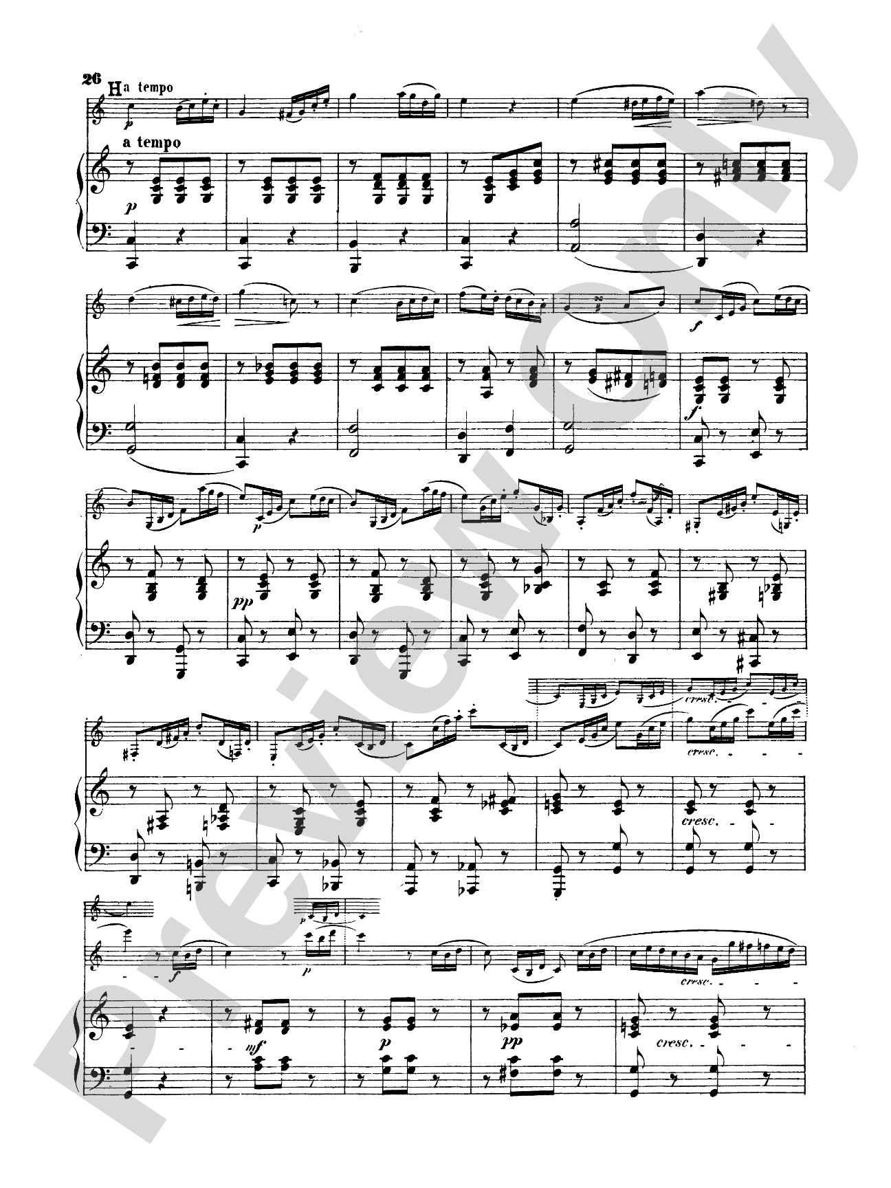 Spohr: Concerto No. 1 in C Minor, Op. 26: Clarinet Part(s)