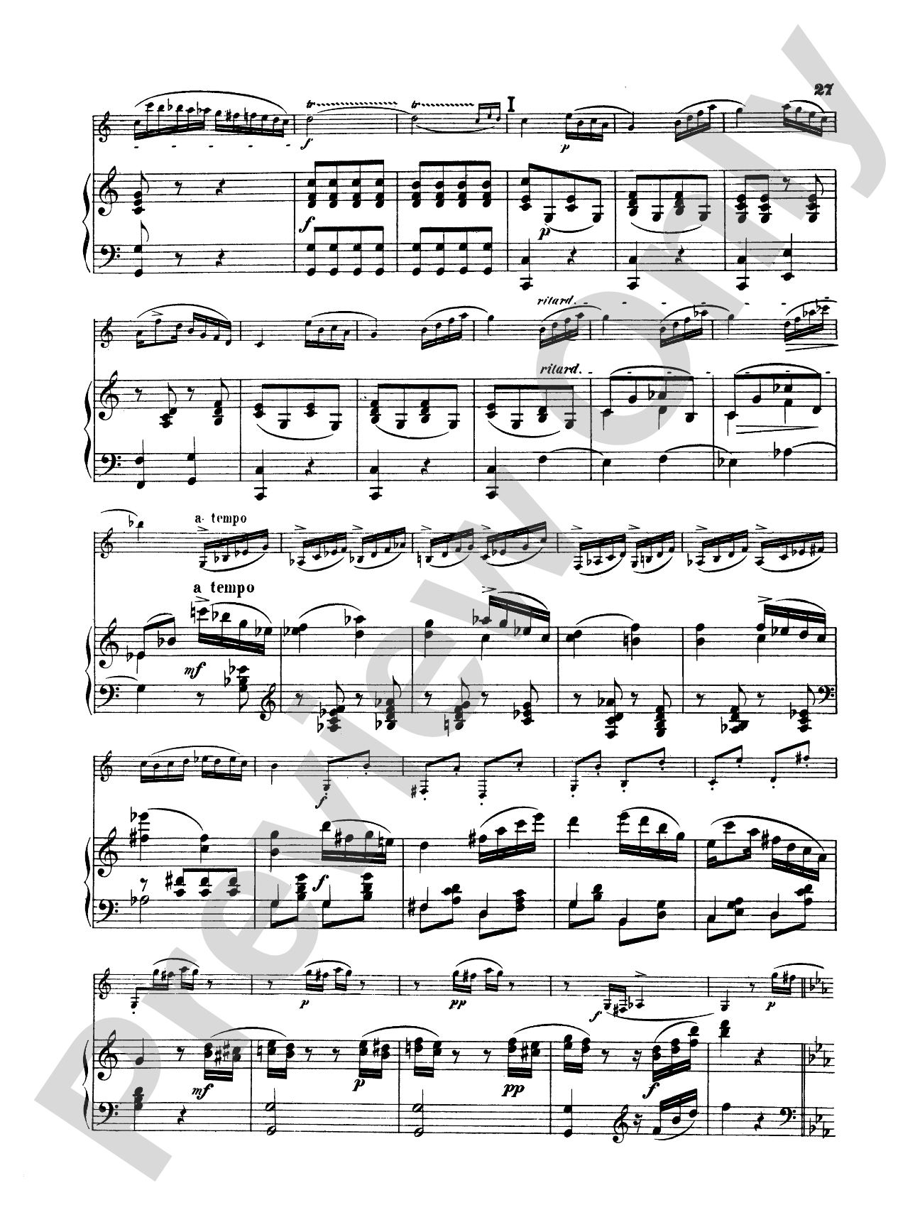 Spohr: Concerto No. 1 in C Minor, Op. 26: Clarinet Part(s)