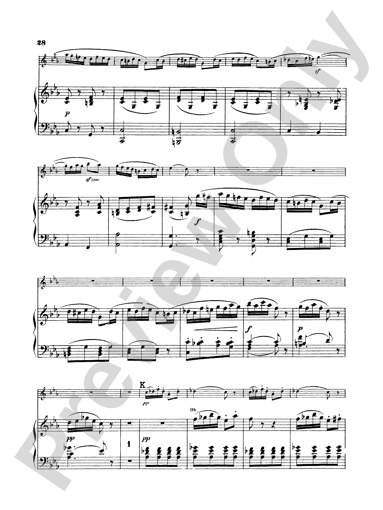 Spohr: Concerto No. 1 in C Minor, Op. 26: Clarinet Part(s)