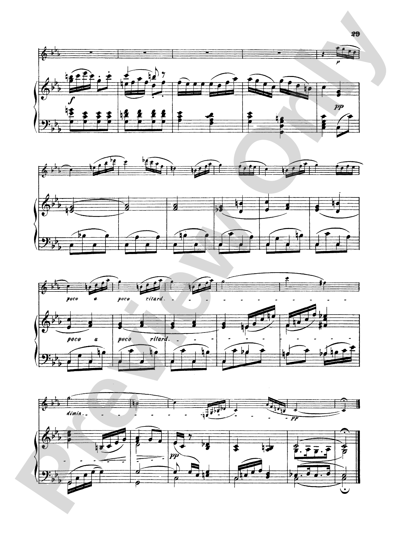 Spohr: Concerto No. 1 in C Minor, Op. 26: Clarinet Part(s)