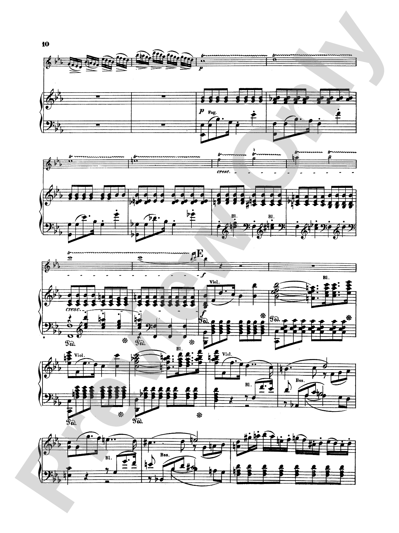 Spohr: Concerto No. 2 in E flat Major, Op. 57: Clarinet Part(s)