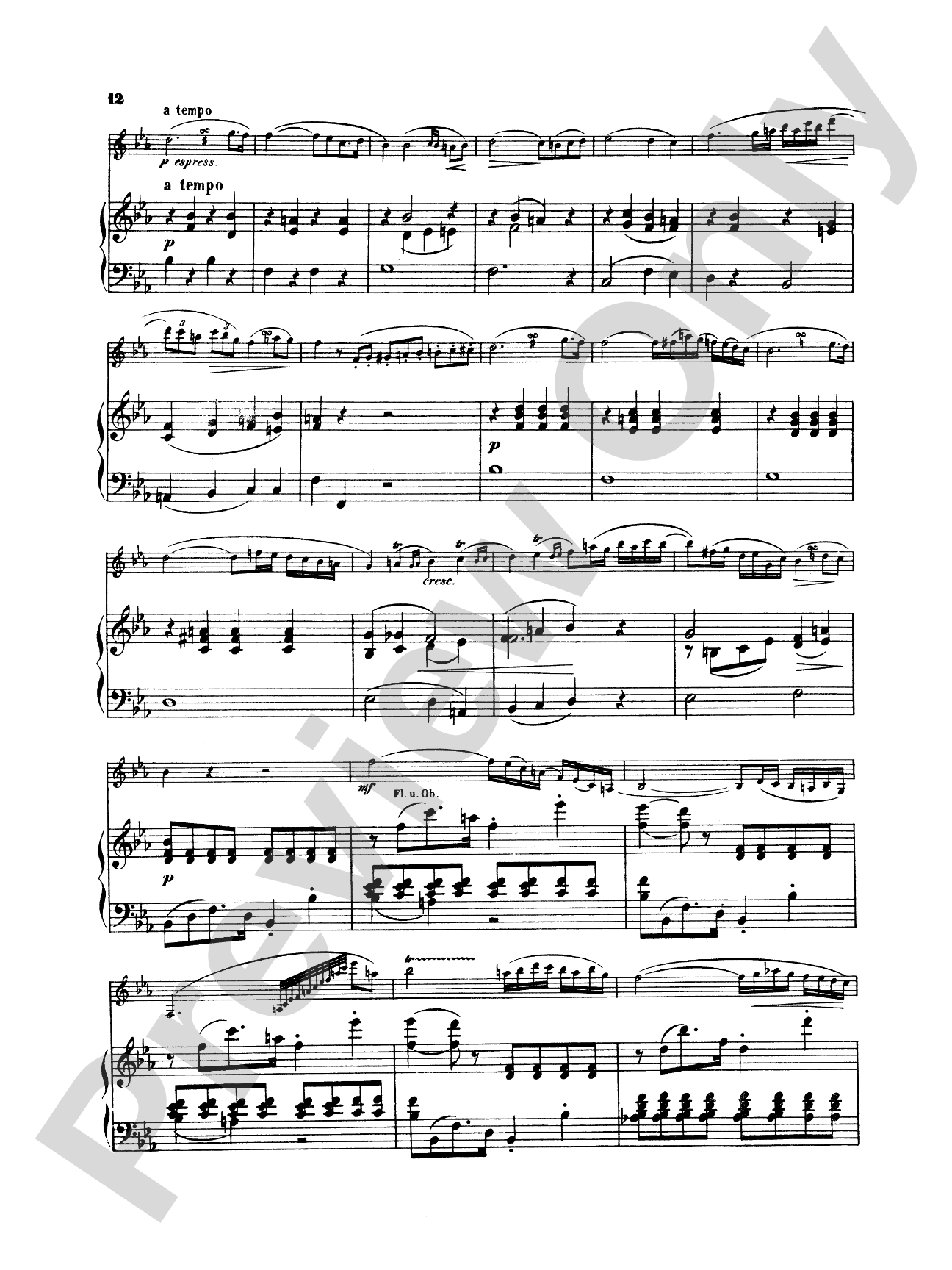 Spohr: Concerto No. 2 in E flat Major, Op. 57: Clarinet Part(s)