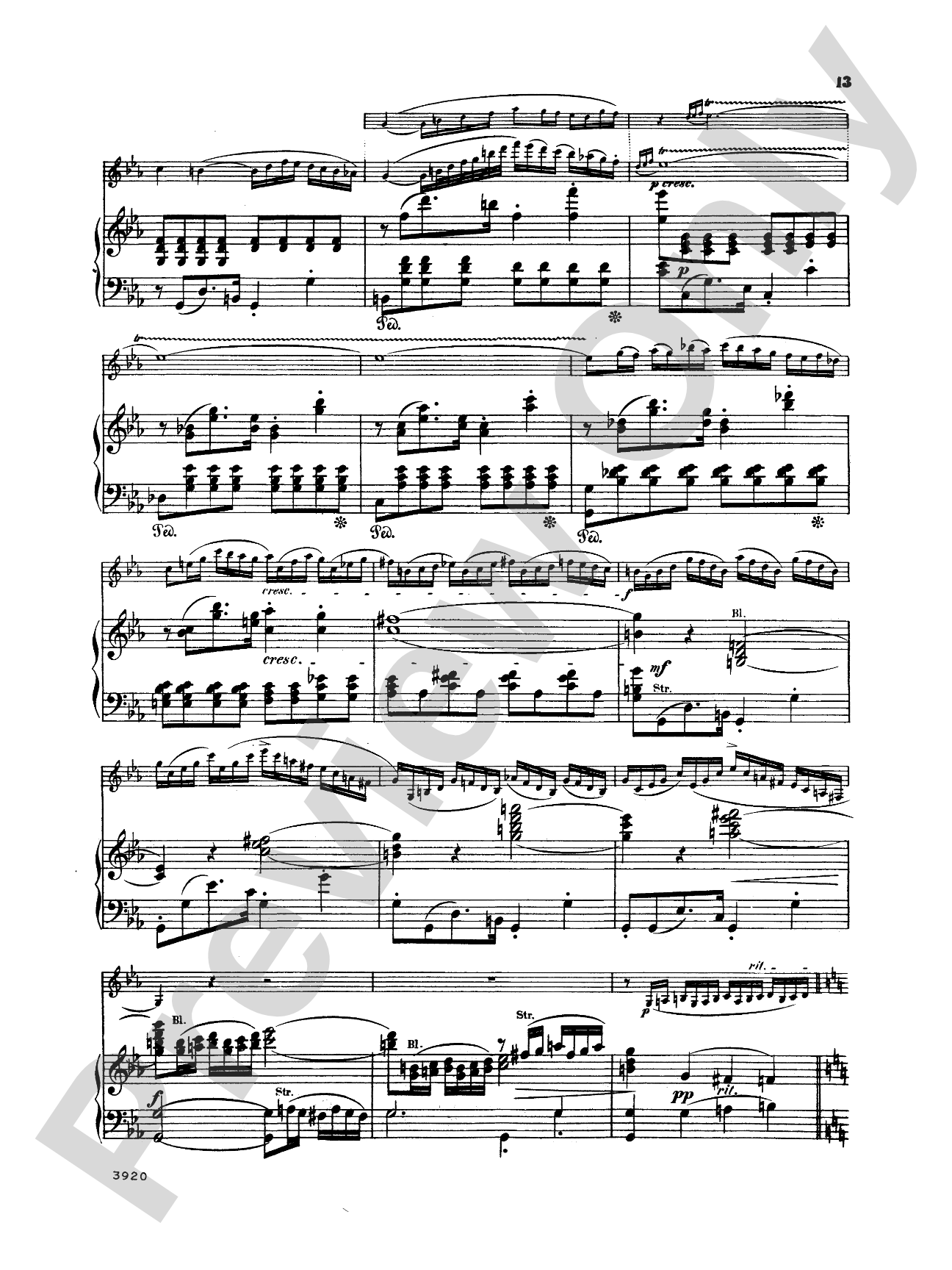 Spohr: Concerto No. 2 in E flat Major, Op. 57: Clarinet Part(s)