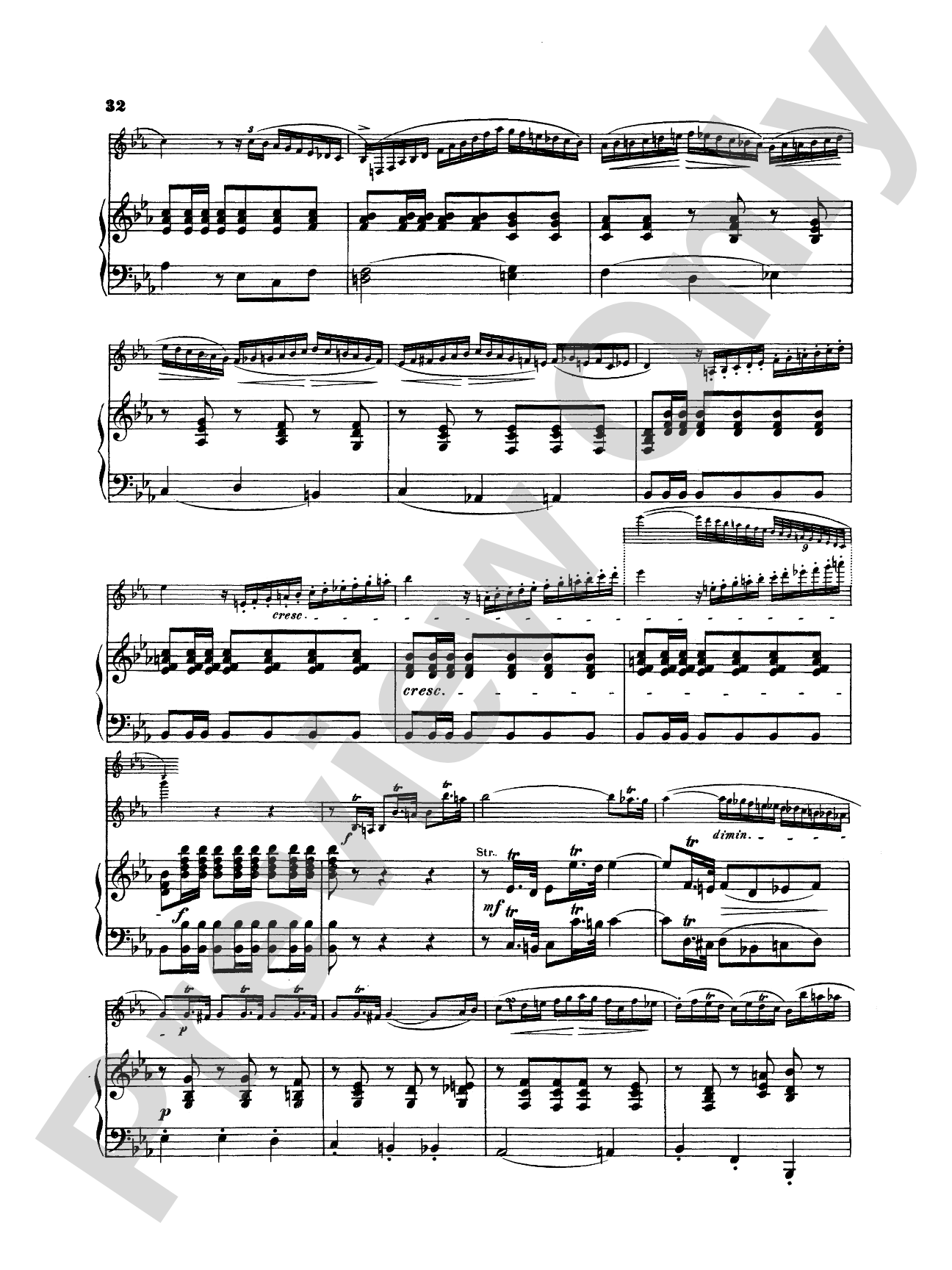 Spohr: Concerto No. 2 in E flat Major, Op. 57: Clarinet Part(s)