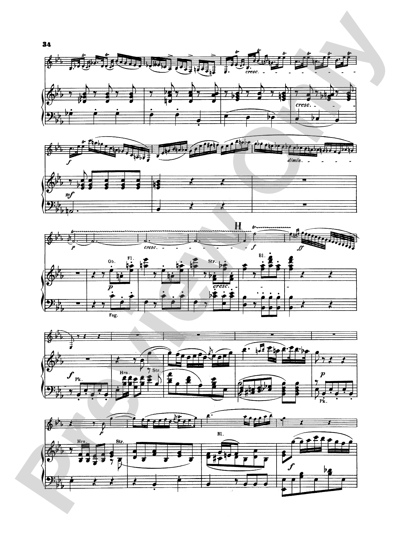 Spohr: Concerto No. 2 in E flat Major, Op. 57: Clarinet Part(s)