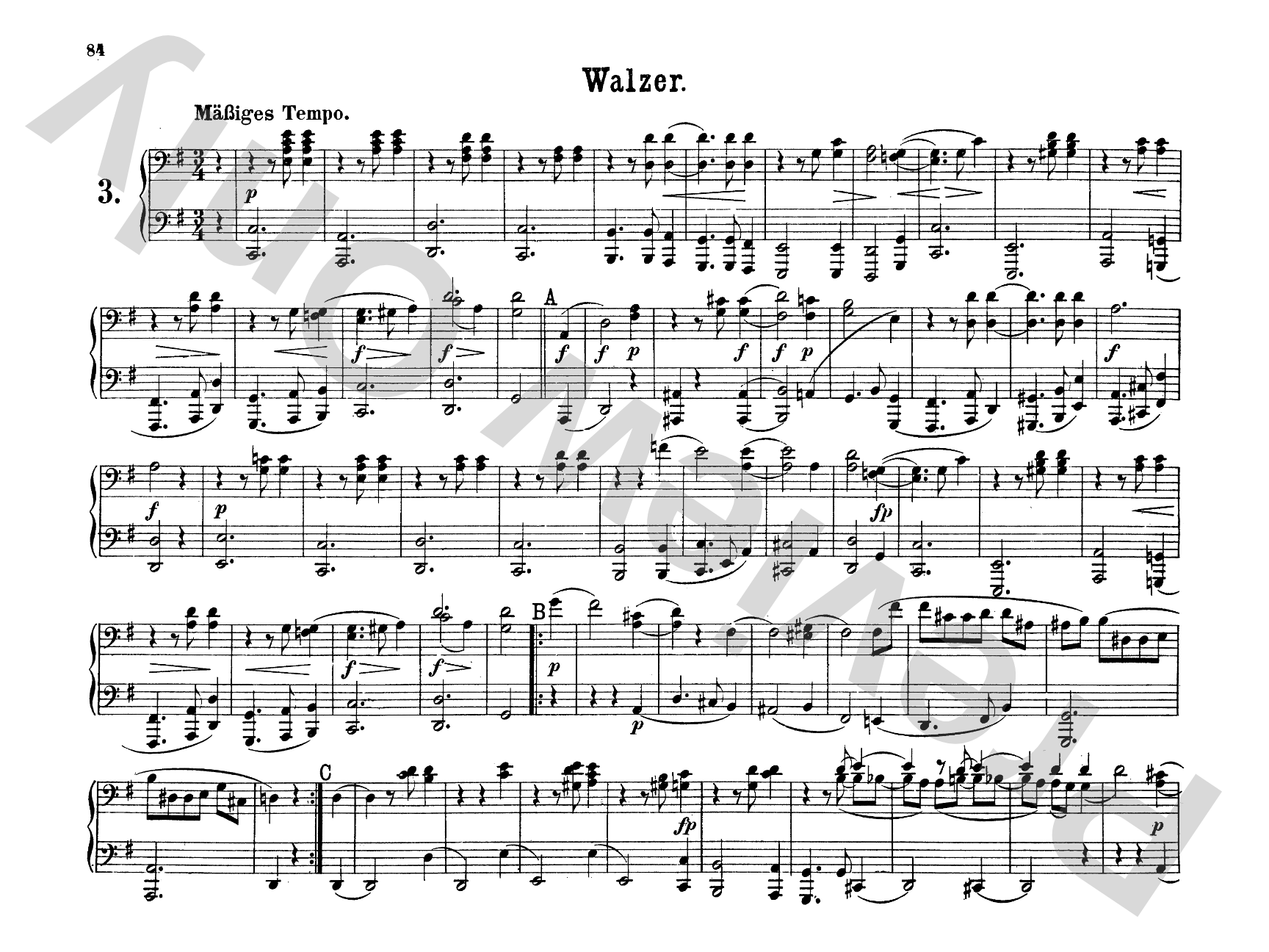 Schumann: Original Compositions for Four Hands, Volume II