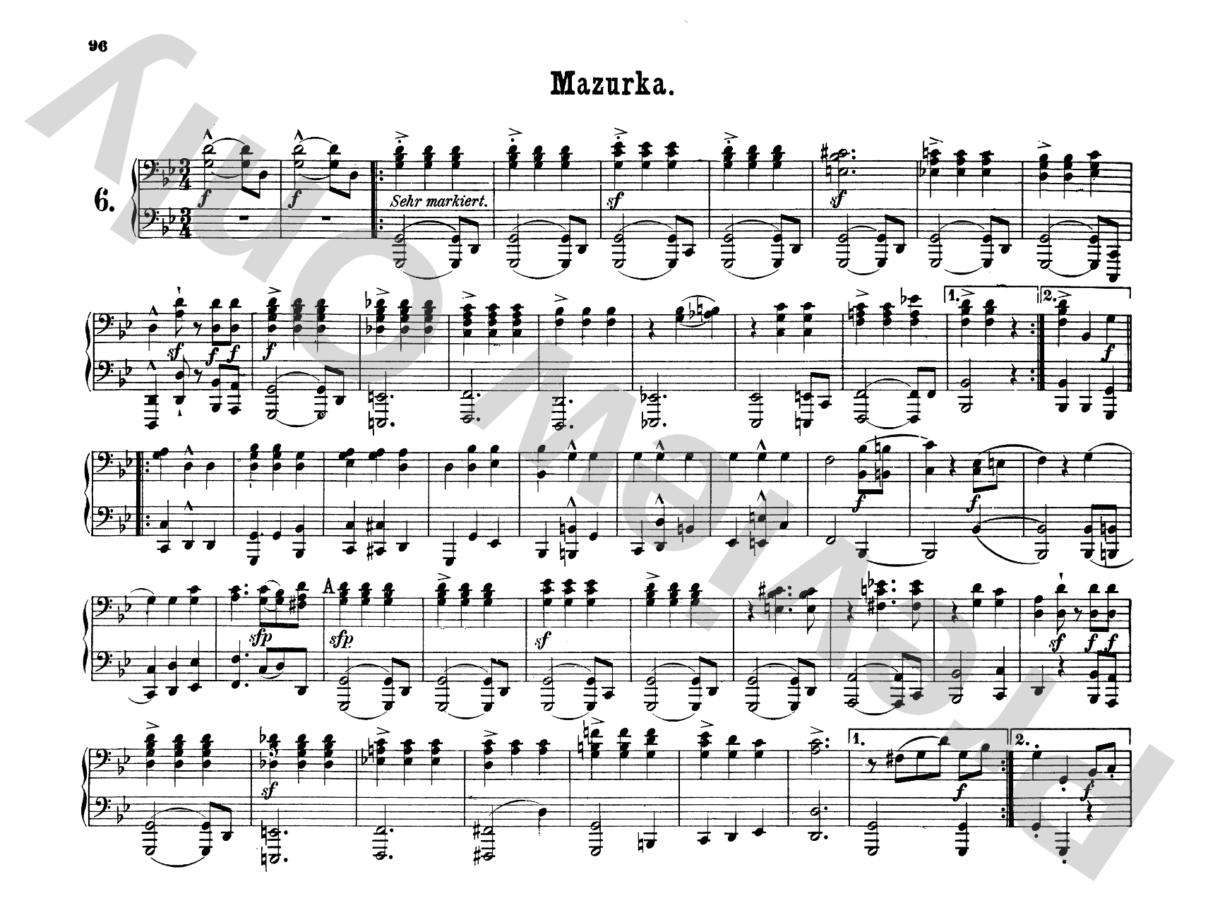Schumann: Original Compositions for Four Hands, Volume II