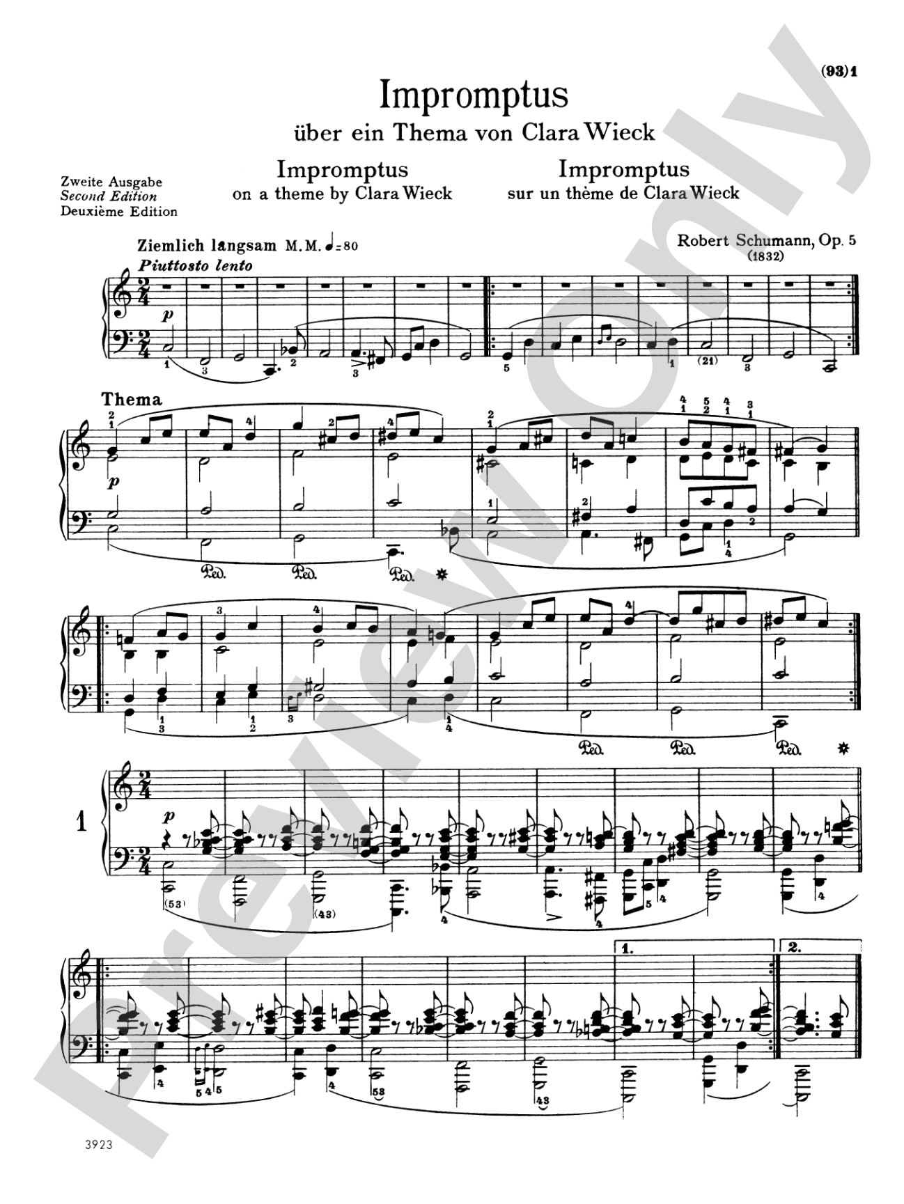 Schumann: Complete Works (Volume I)