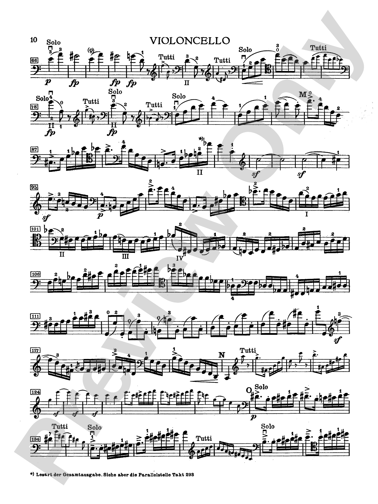 Schumann: Cello Concerto in A Minor, Op. 129: Cello Book