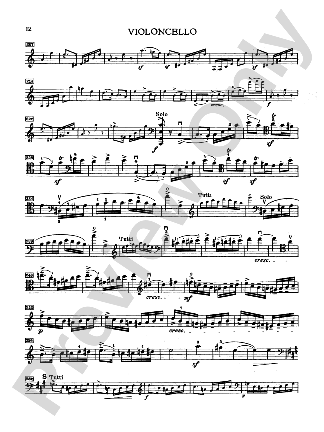 Schumann: Cello Concerto in A Minor, Op. 129: Cello Book
