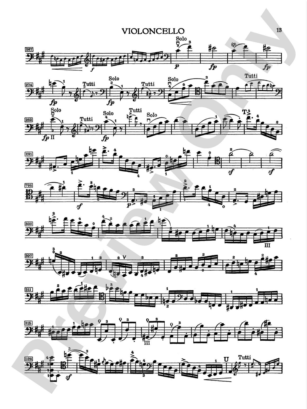 Schumann: Cello Concerto in A Minor, Op. 129: Cello Book