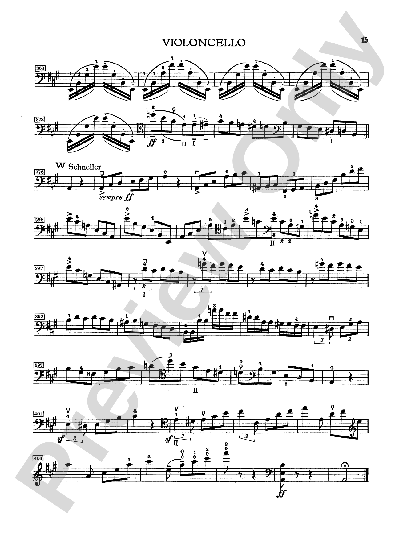 Schumann: Cello Concerto in A Minor, Op. 129: Cello Book