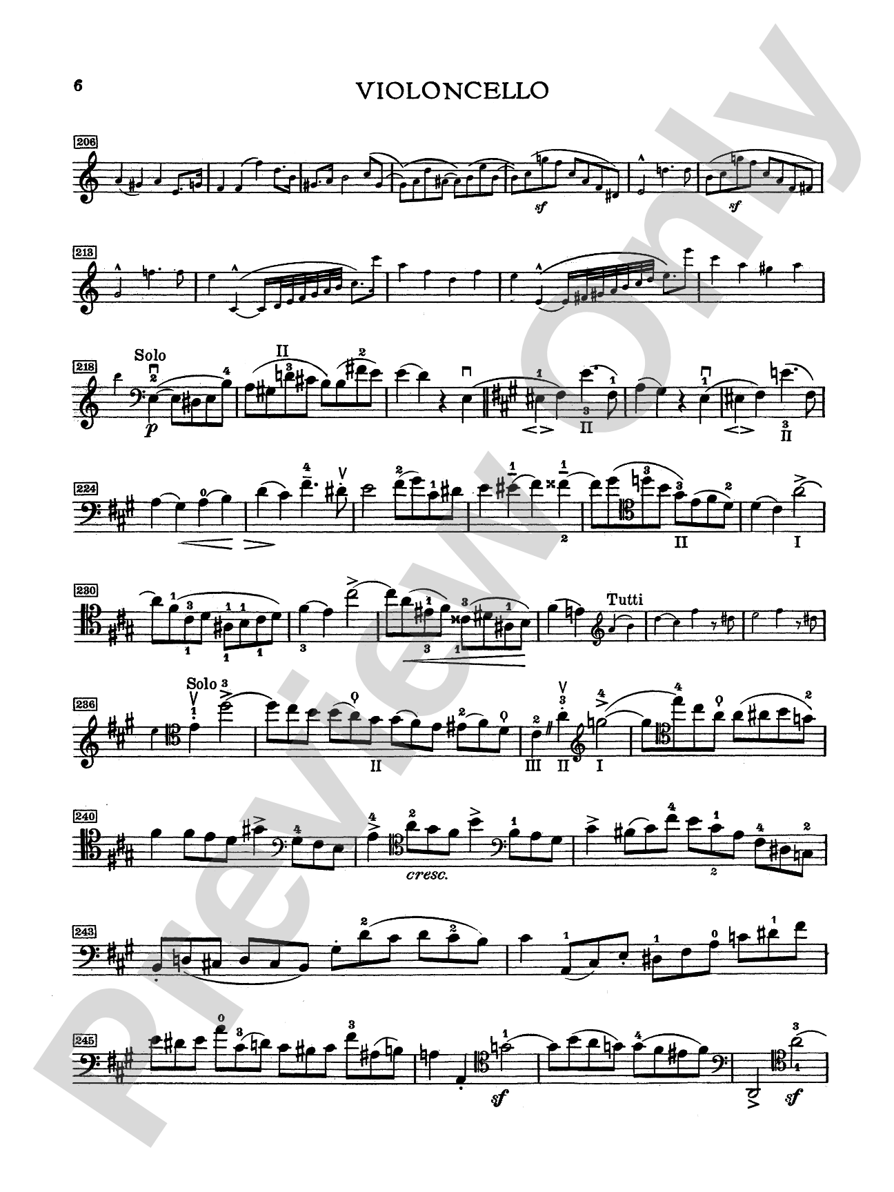 Schumann: Cello Concerto in A Minor, Op. 129: Cello Book
