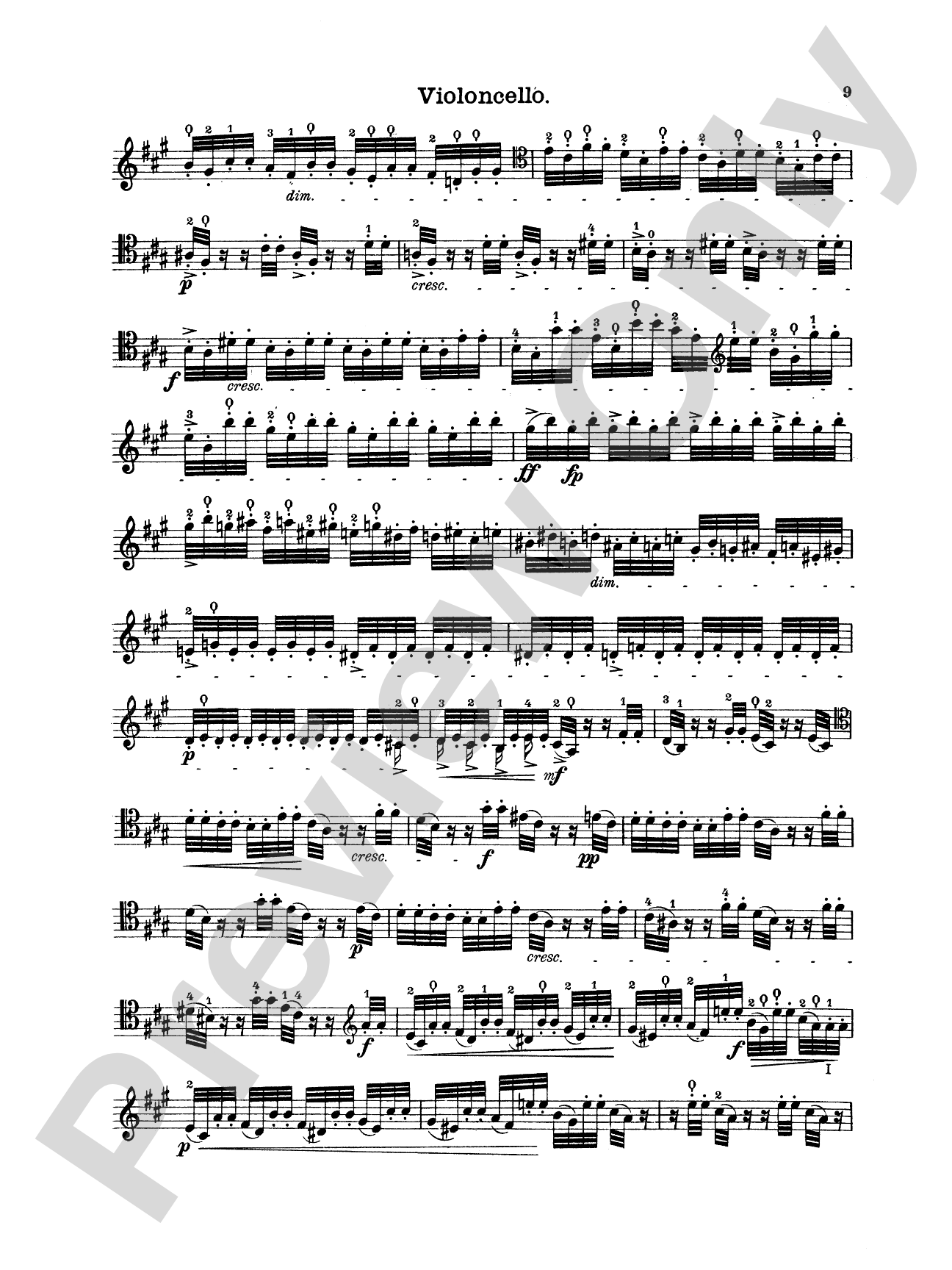 Tchaikovsky: Rococo Variations, Op. 33: Cello Book