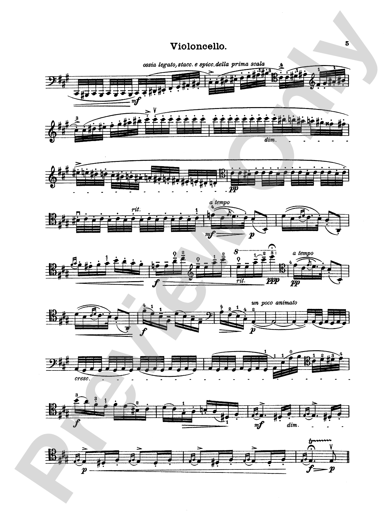 Tchaikovsky: Rococo Variations, Op. 33: Cello Book