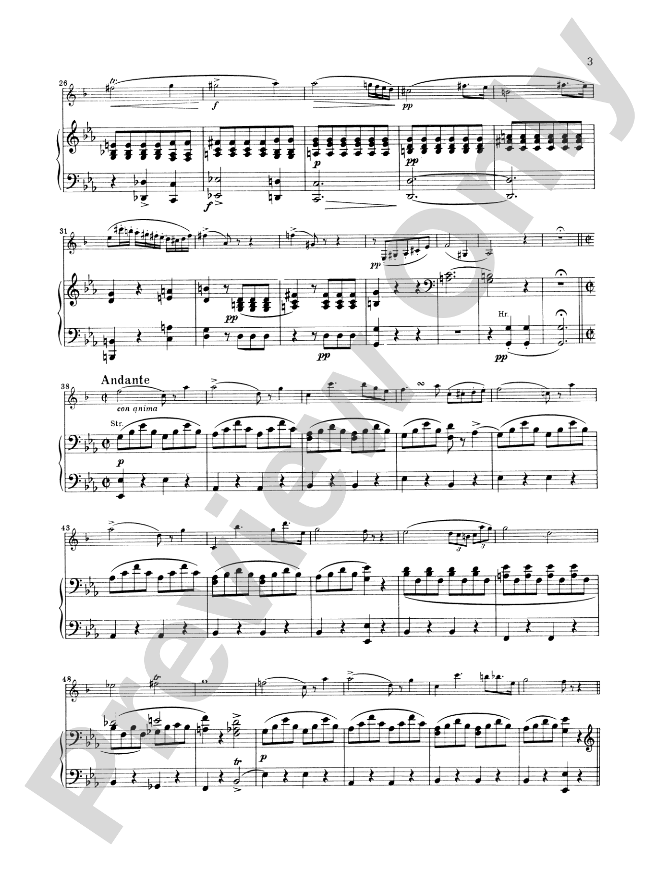 Weber: Concertino in E flat Major, Op. 26: Clarinet Part(s)
