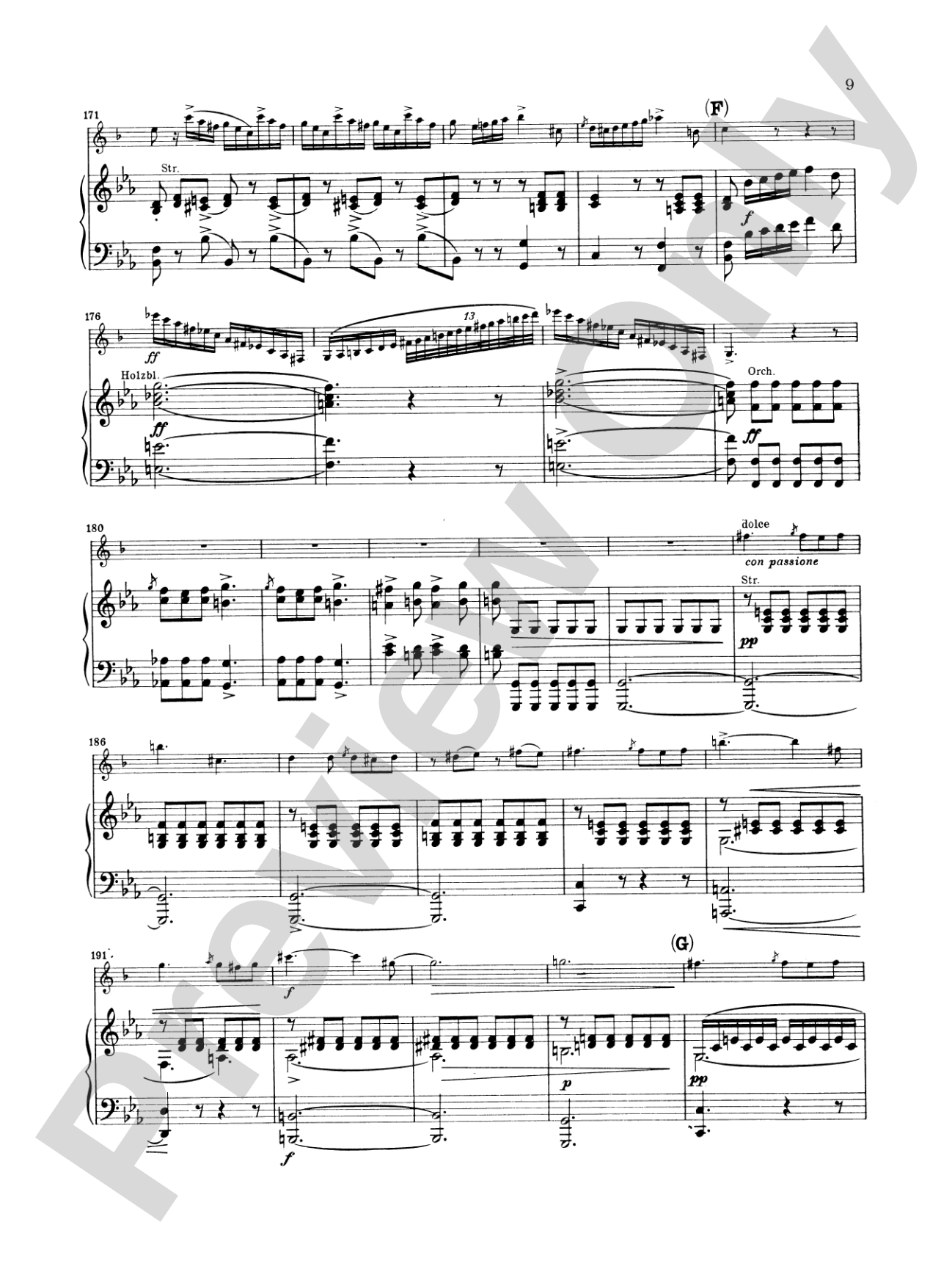 Weber: Concertino in E flat Major, Op. 26: Clarinet Part(s)