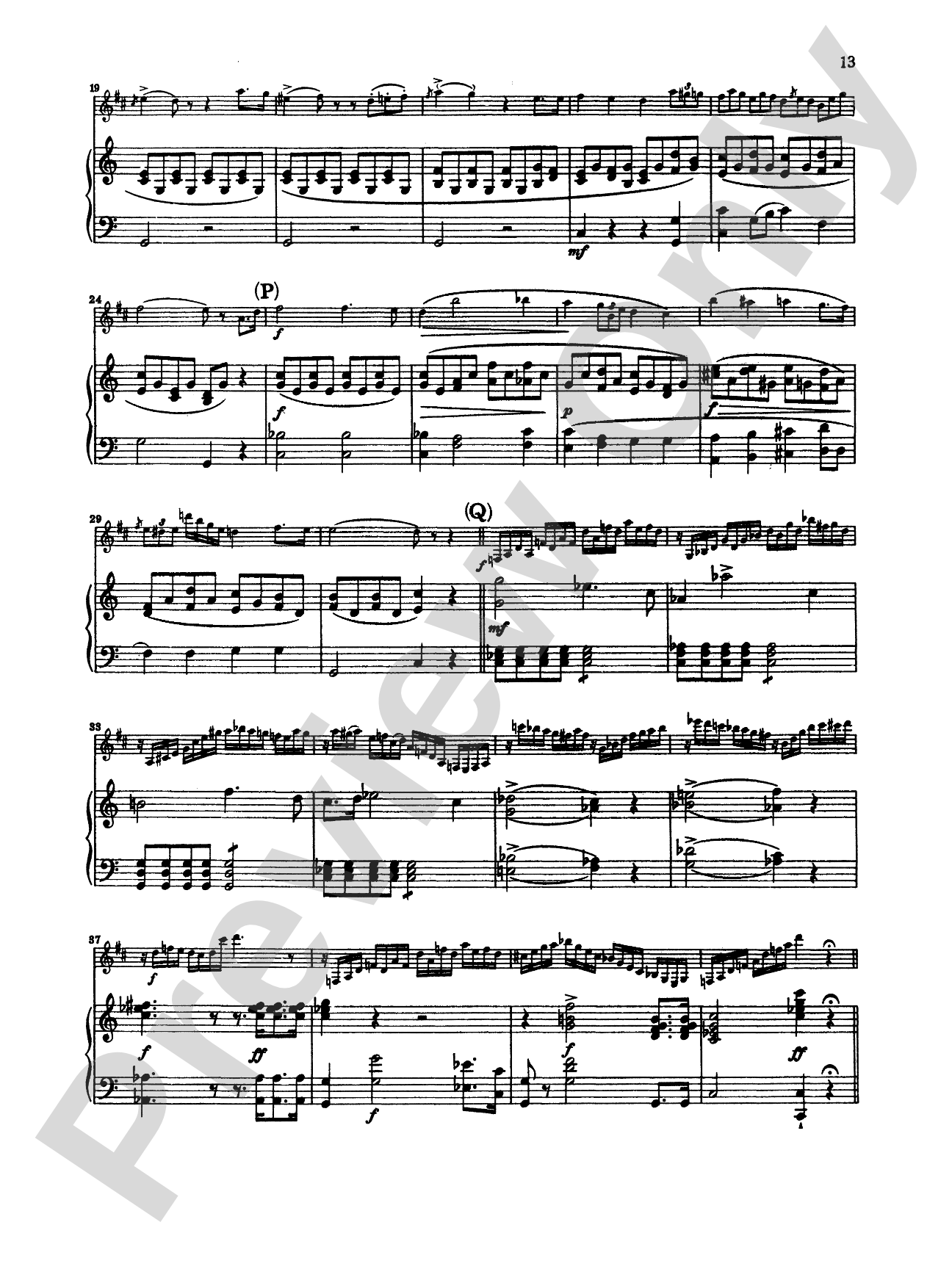 Weber: Concerto No. 1 in F Minor, Op. 73: Clarinet Part(s)