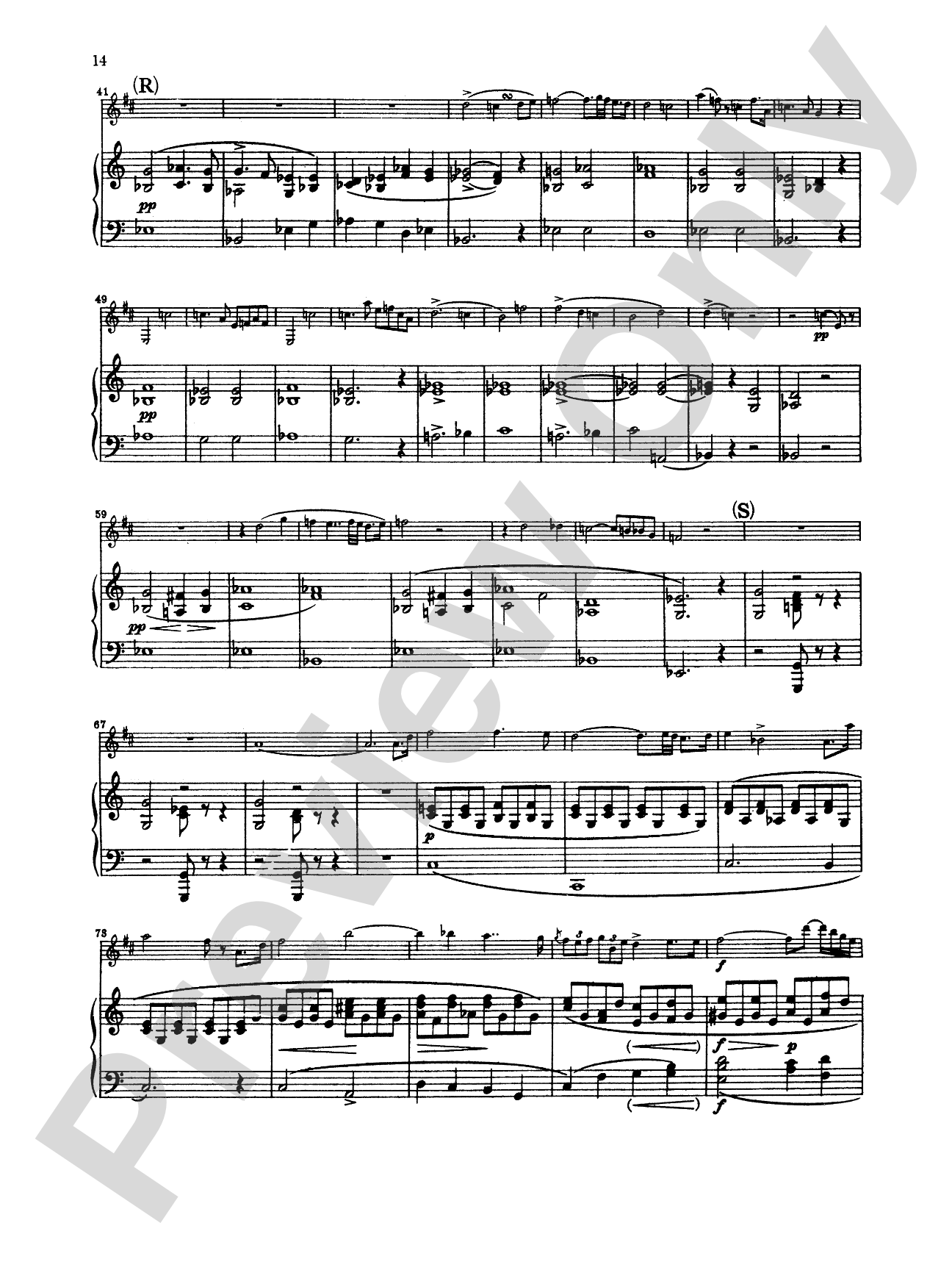 Weber: Concerto No. 1 in F Minor, Op. 73: Clarinet Part(s)