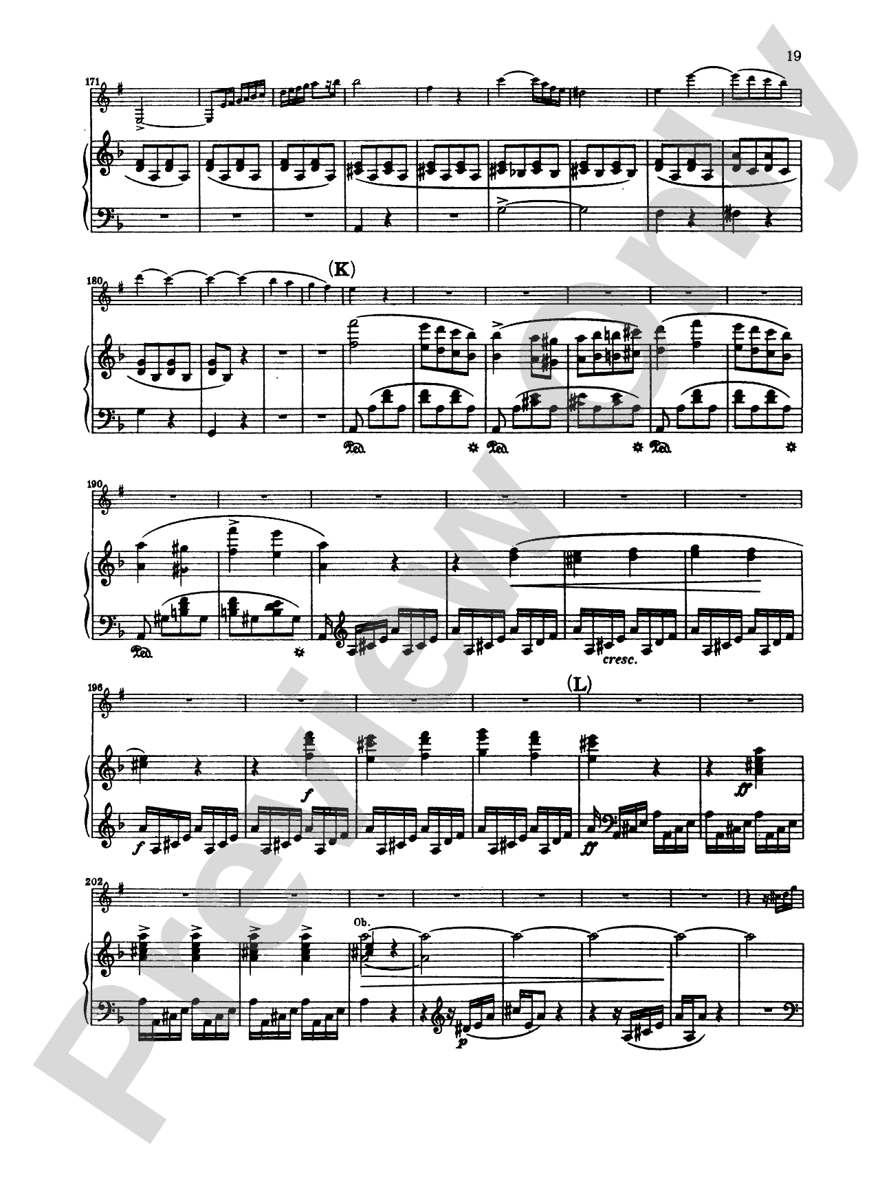Weber: Concerto No. 1 in F Minor, Op. 73: Clarinet Part(s)