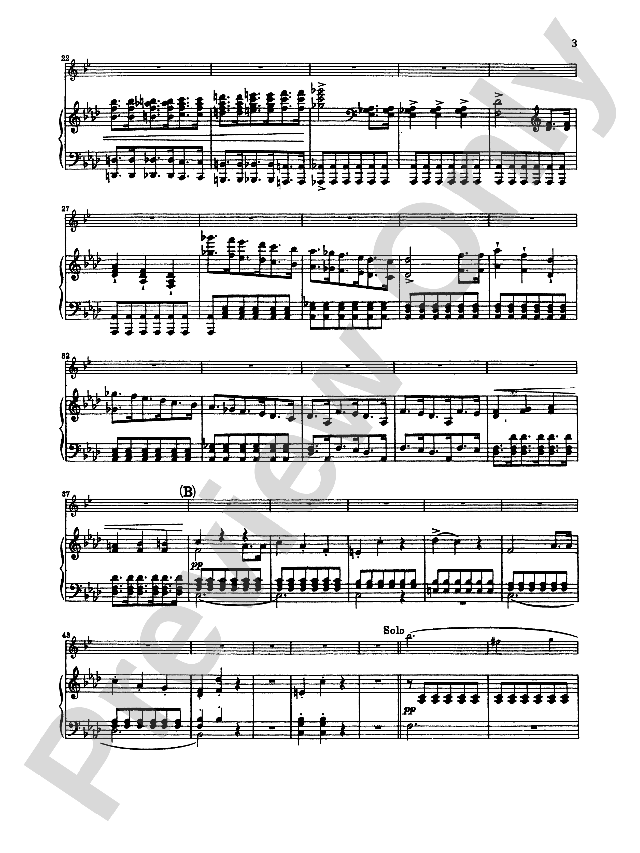 Weber: Concerto No. 1 in F Minor, Op. 73: Clarinet Part(s)