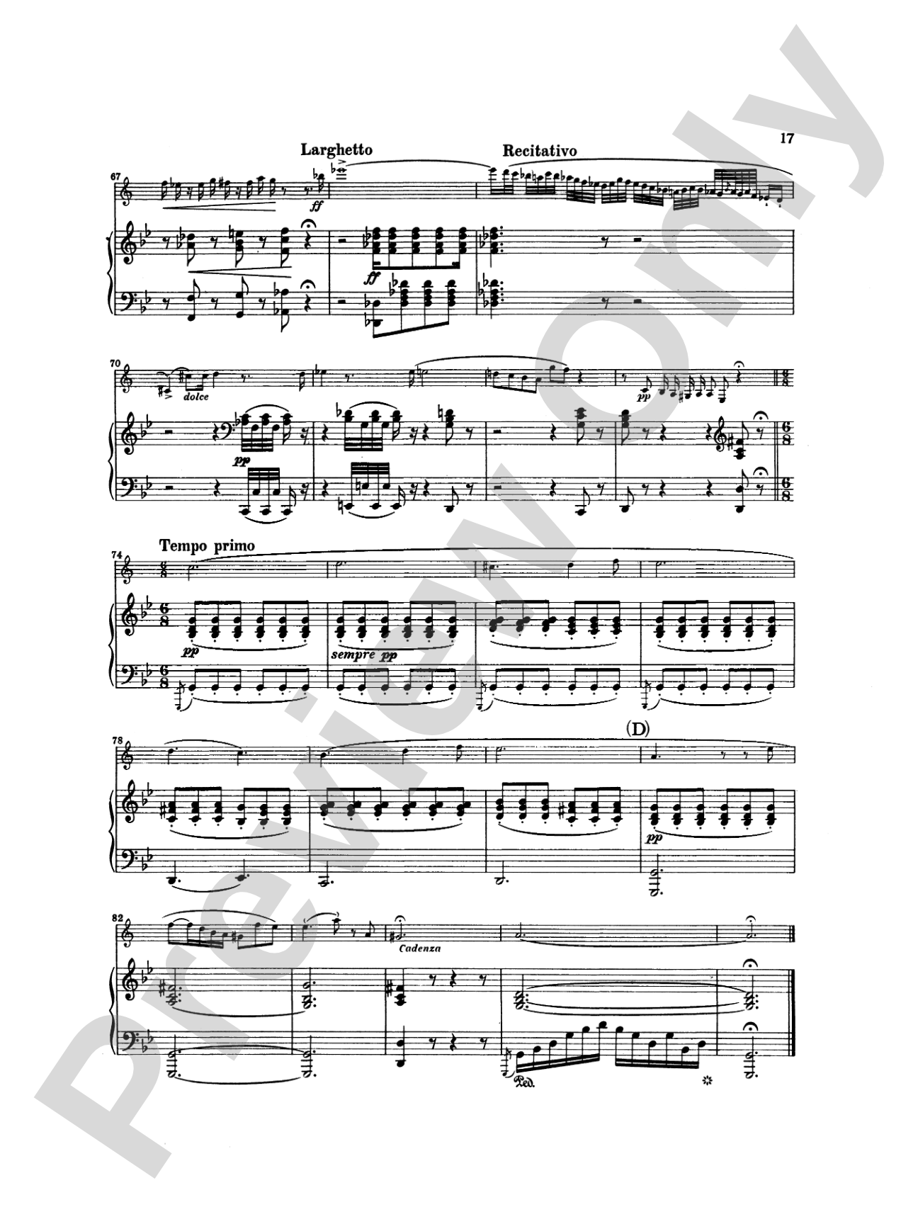 Weber: Concerto No. 2 in E flat Major, Op. 74: Clarinet Part(s)