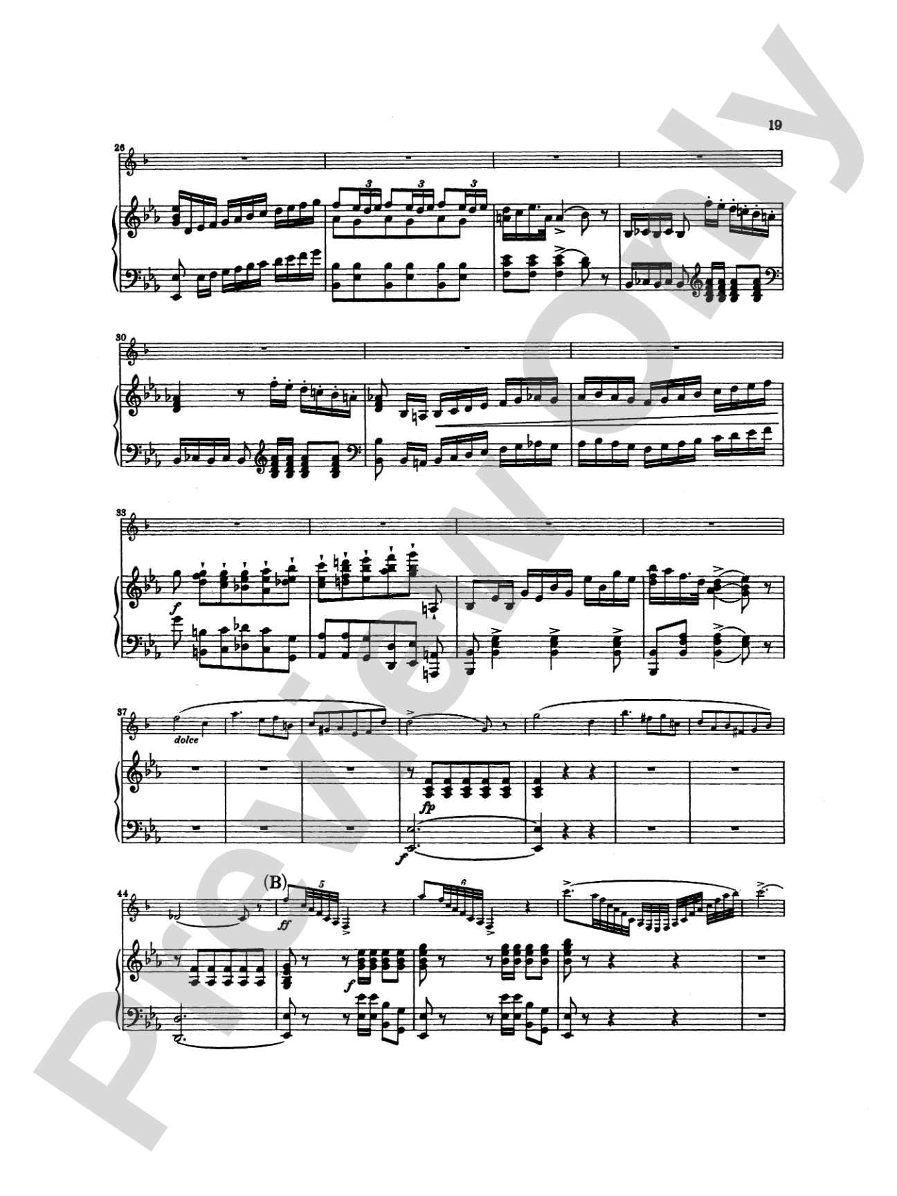 Weber: Concerto No. 2 in E flat Major, Op. 74: Clarinet Part(s)