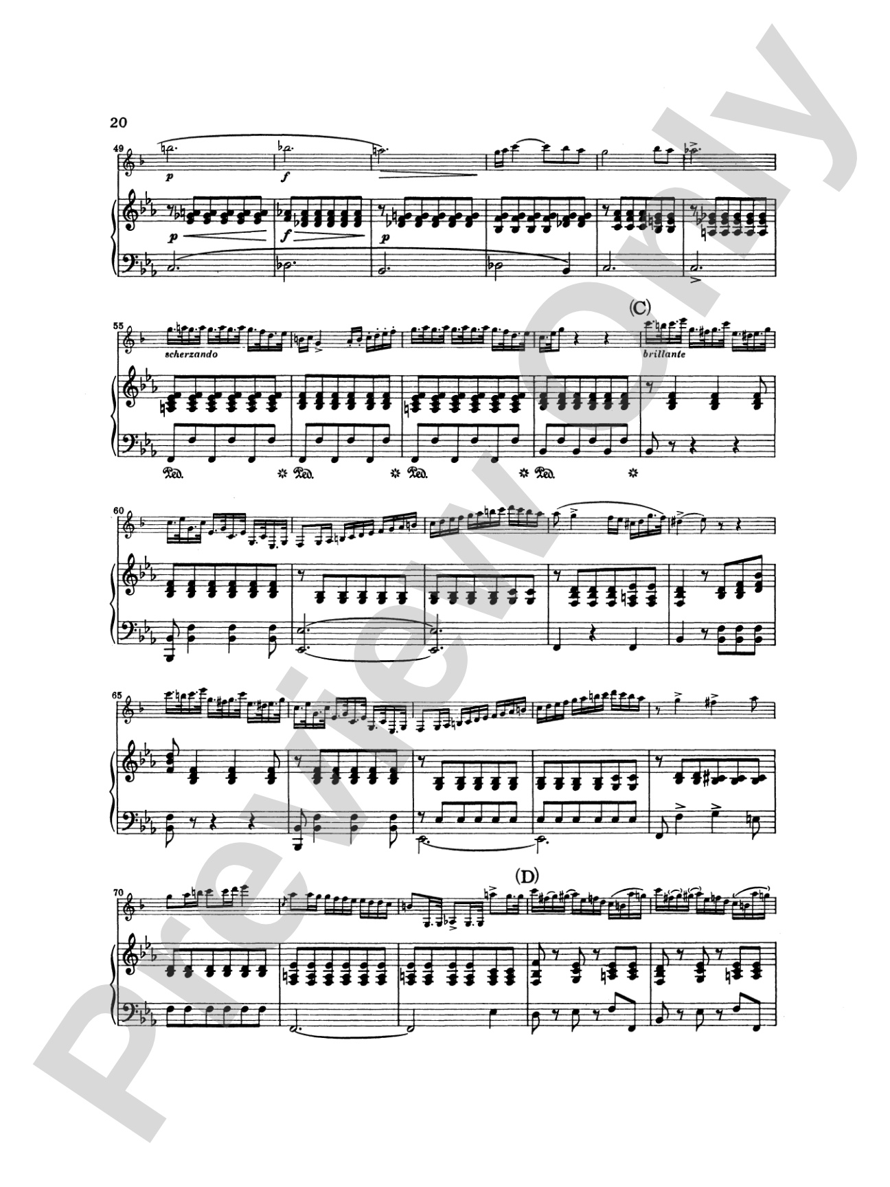 Weber: Concerto No. 2 in E flat Major, Op. 74: Clarinet Part(s)