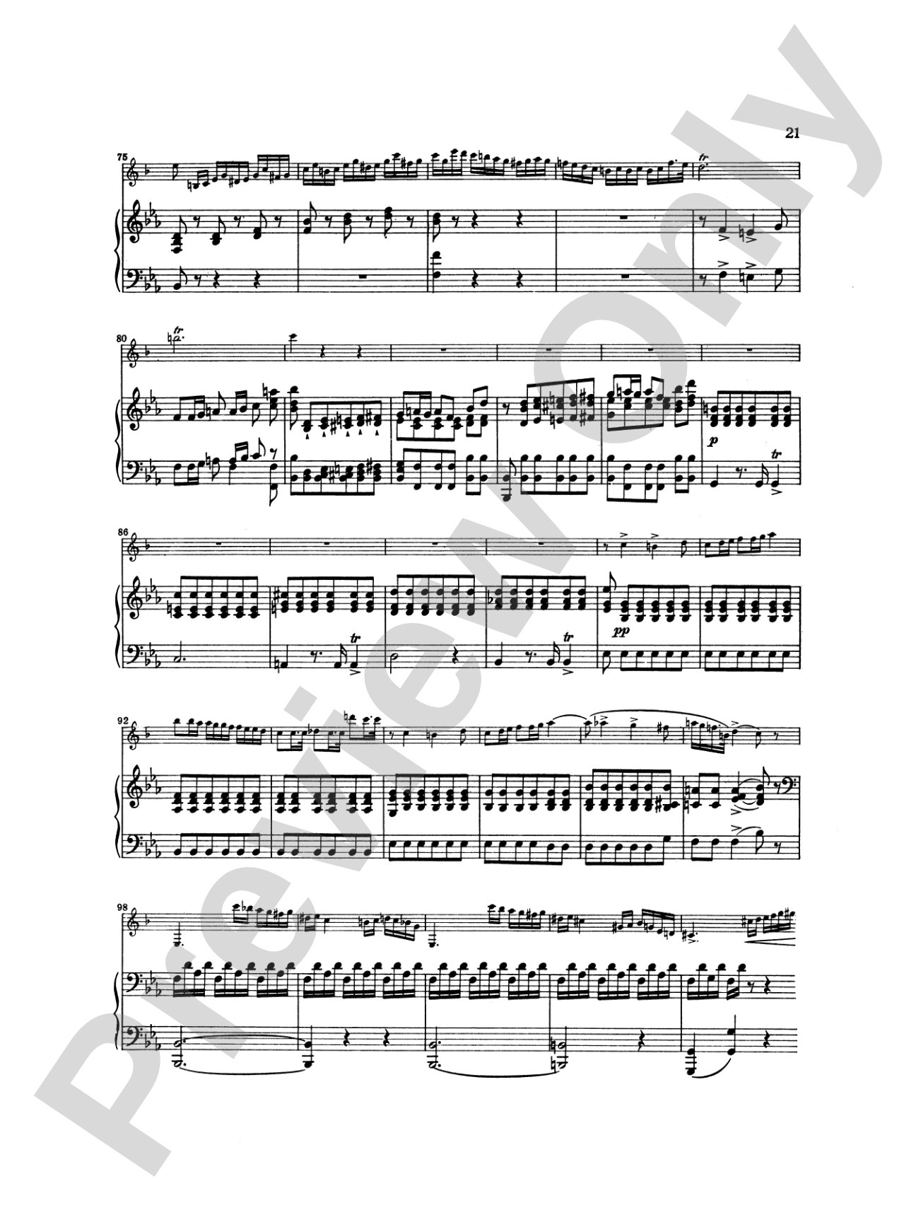 Weber: Concerto No. 2 in E flat Major, Op. 74: Clarinet Part(s)