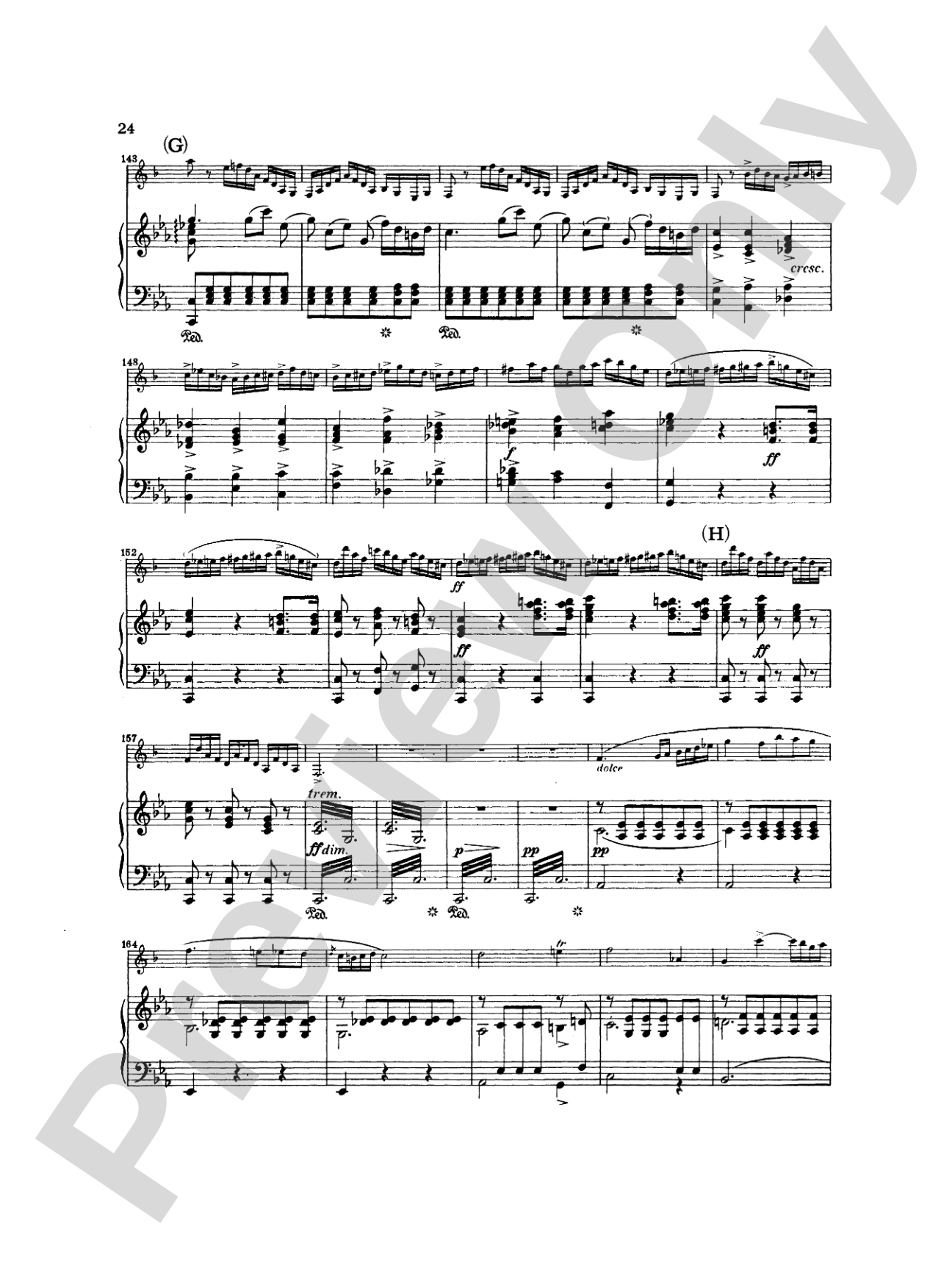 Weber: Concerto No. 2 in E flat Major, Op. 74: Clarinet Part(s)