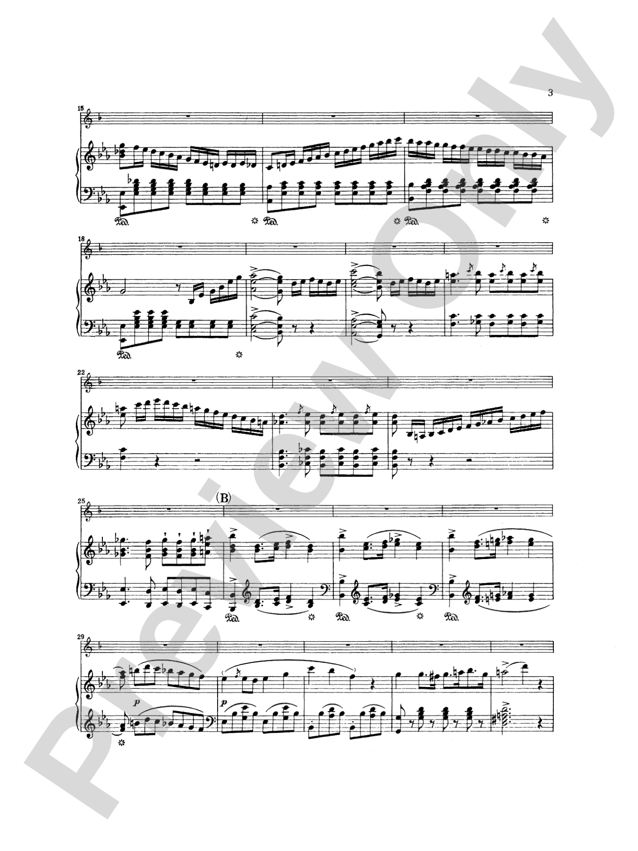Weber: Concerto No. 2 in E flat Major, Op. 74: Clarinet Part(s)