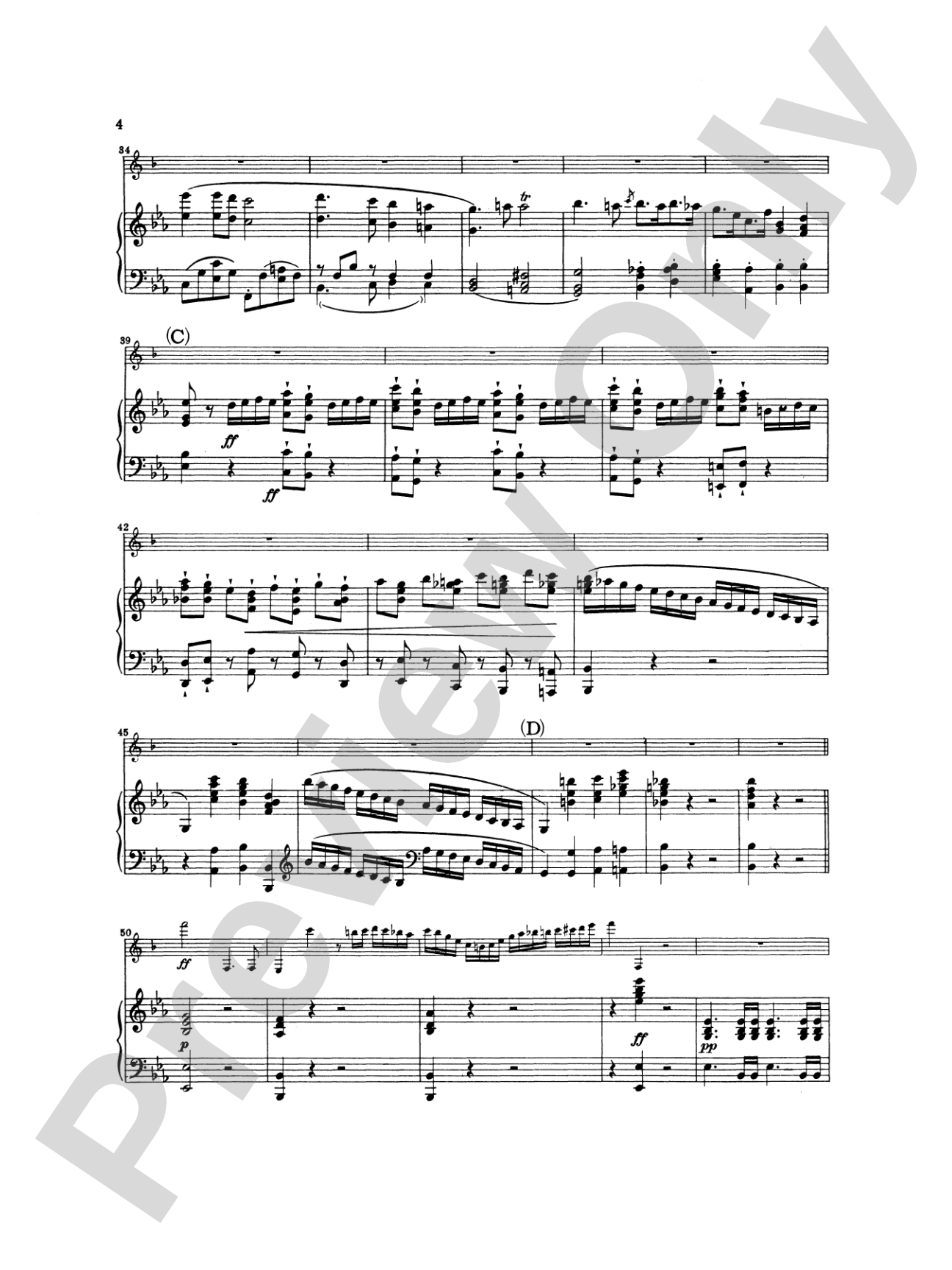 Weber: Concerto No. 2 in E flat Major, Op. 74: Clarinet Part(s)