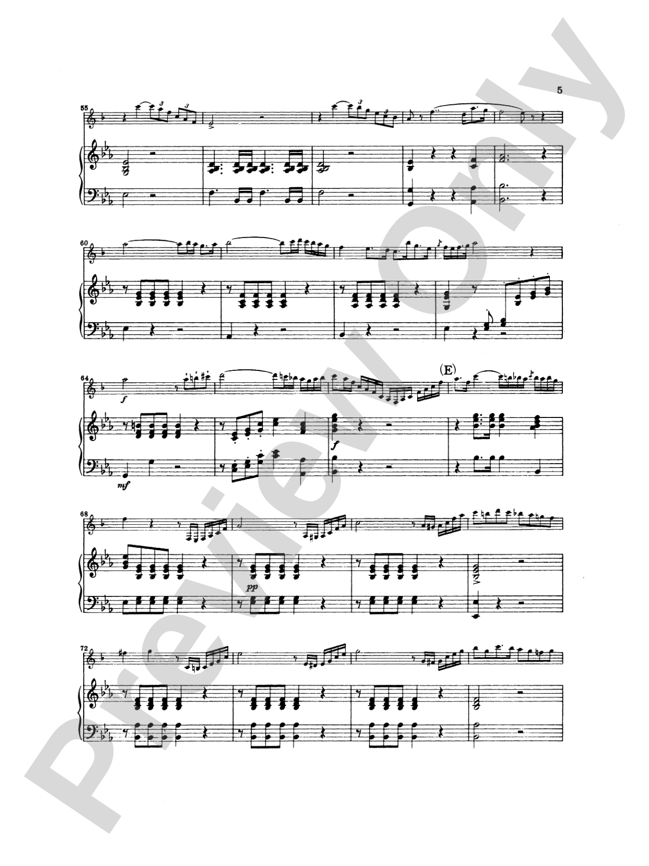 Weber: Concerto No. 2 in E flat Major, Op. 74: Clarinet Part(s)
