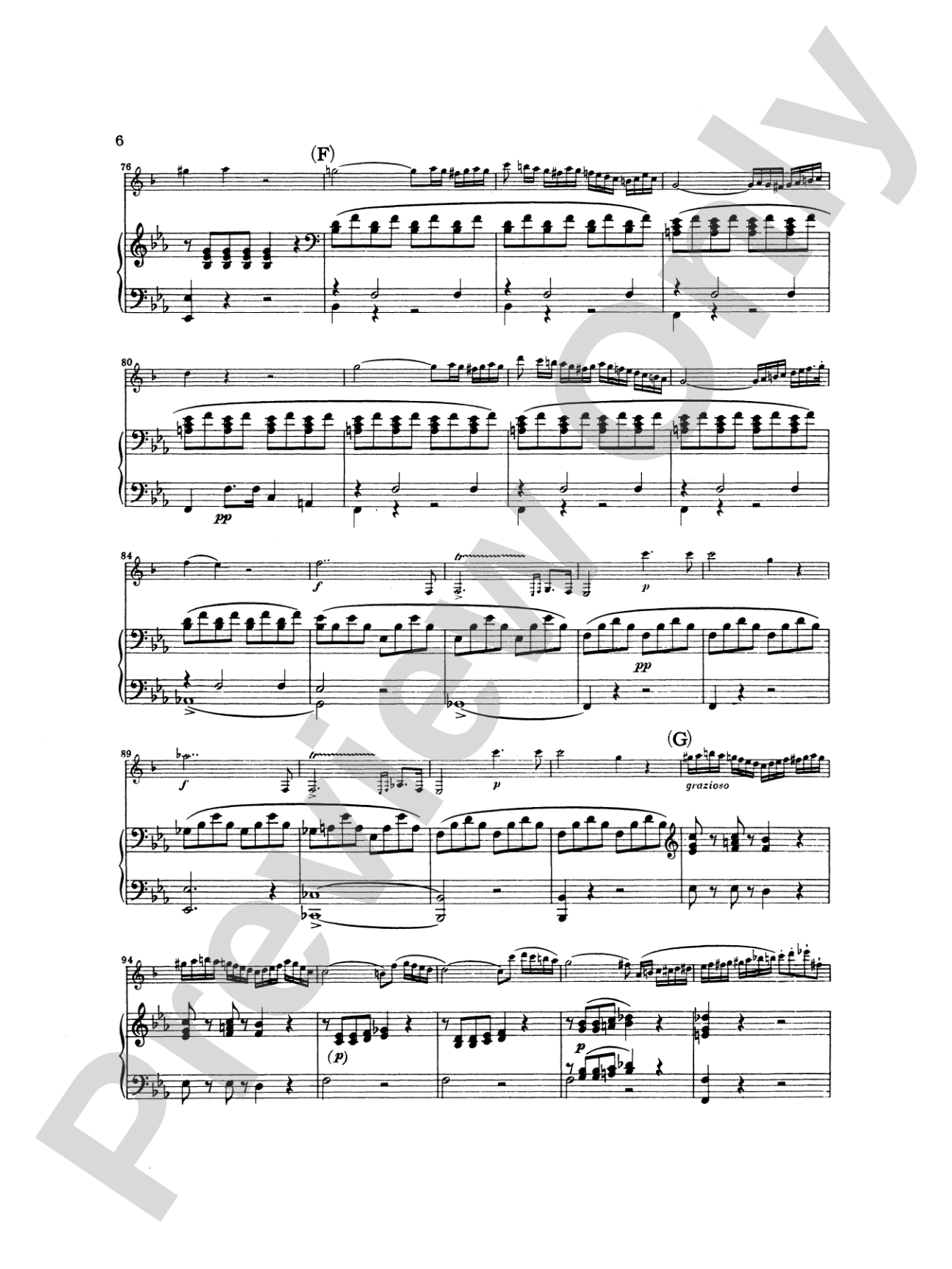 Weber: Concerto No. 2 in E flat Major, Op. 74: Clarinet Part(s)