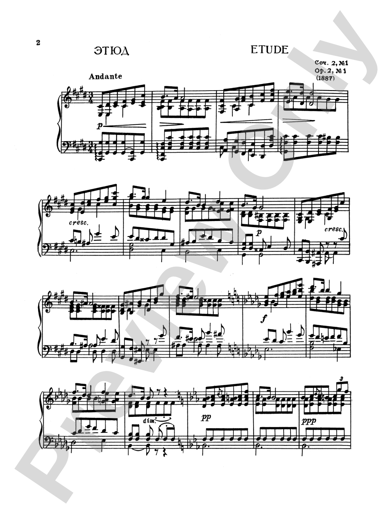 Scriabin: Etudes: Piano Book