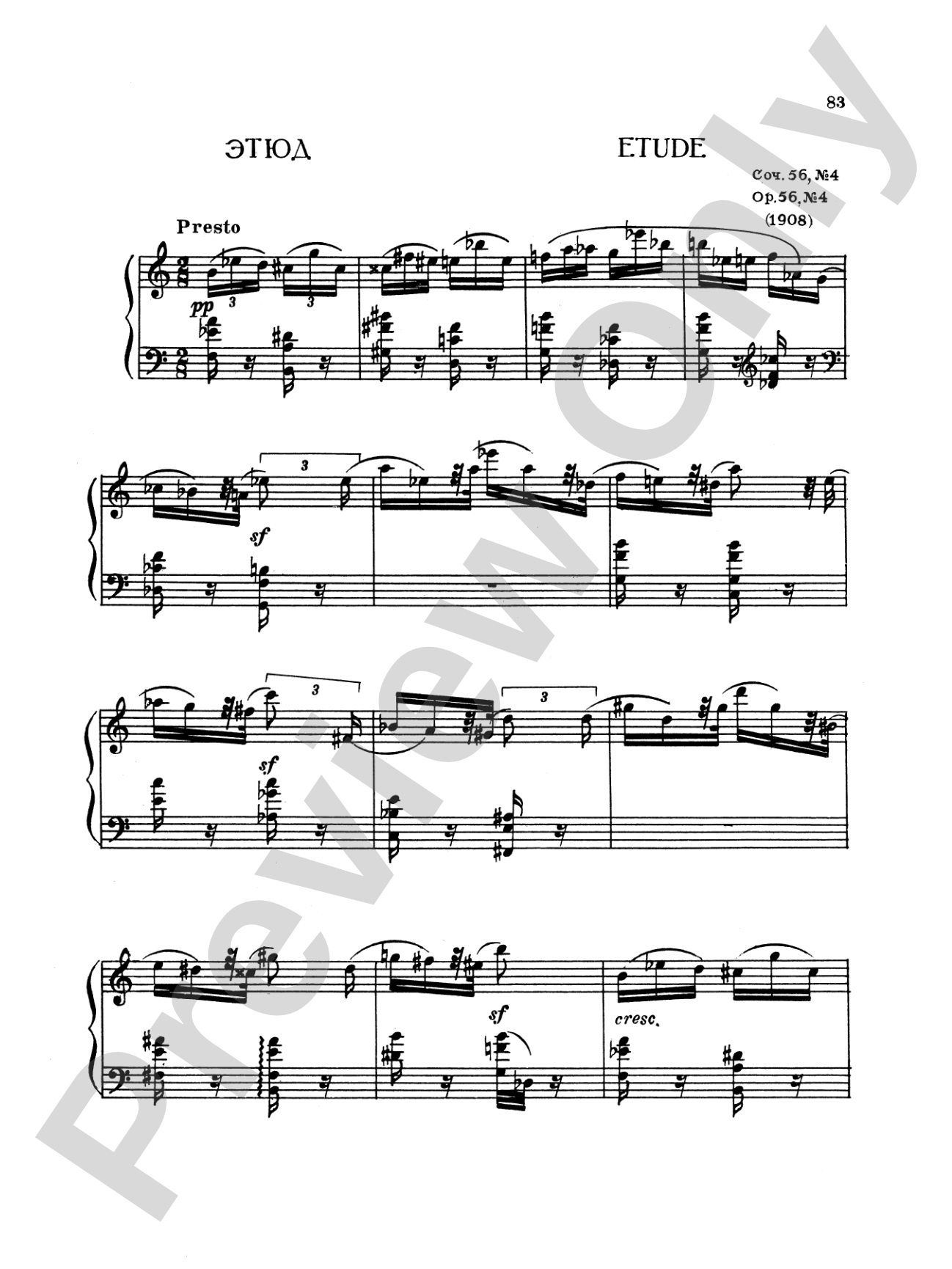 Scriabin: Etudes