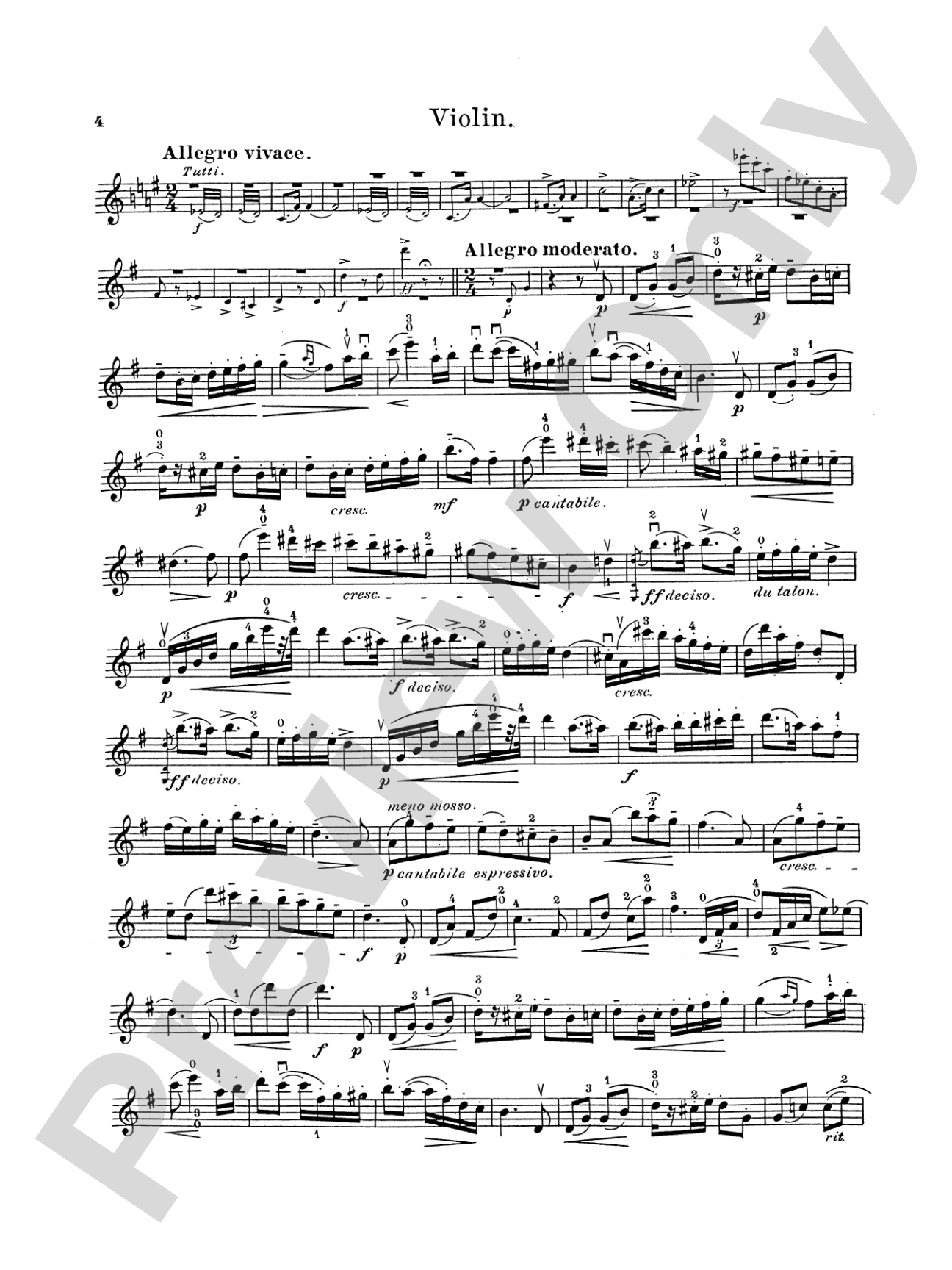 Seitz: Student's Concerto No. 3 in G Minor, Op. 12: Violin Book