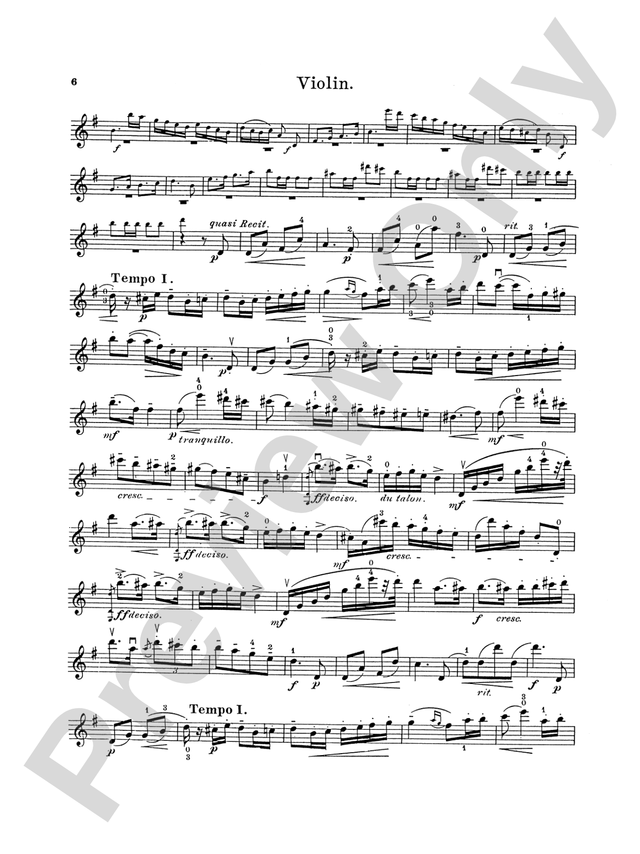 Seitz: Student's Concerto No. 3 in G Minor, Op. 12: Violin Book